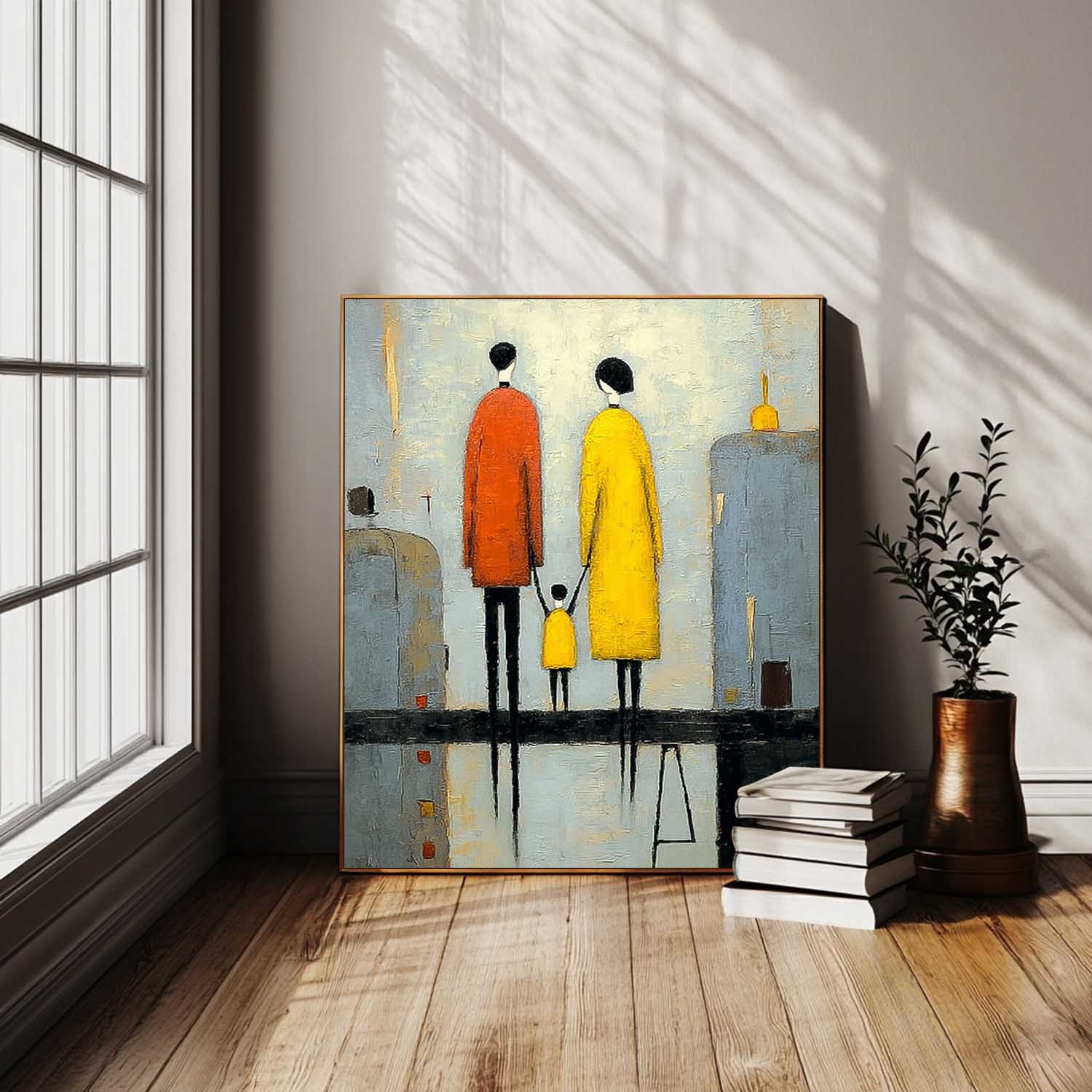 Wall Art Soft Feminine Family Figurative Aesthetic