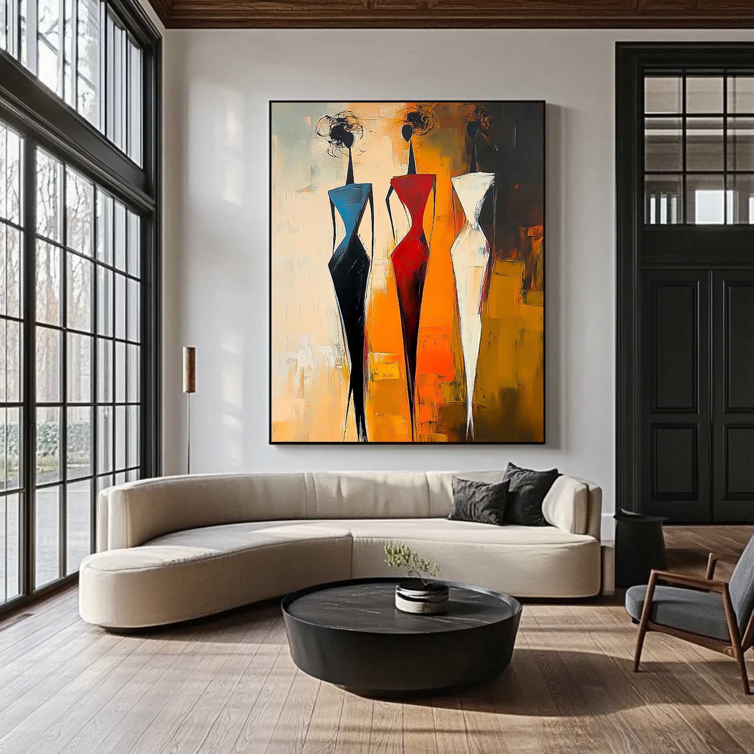 Wall Art People Elegant Modern Abstract