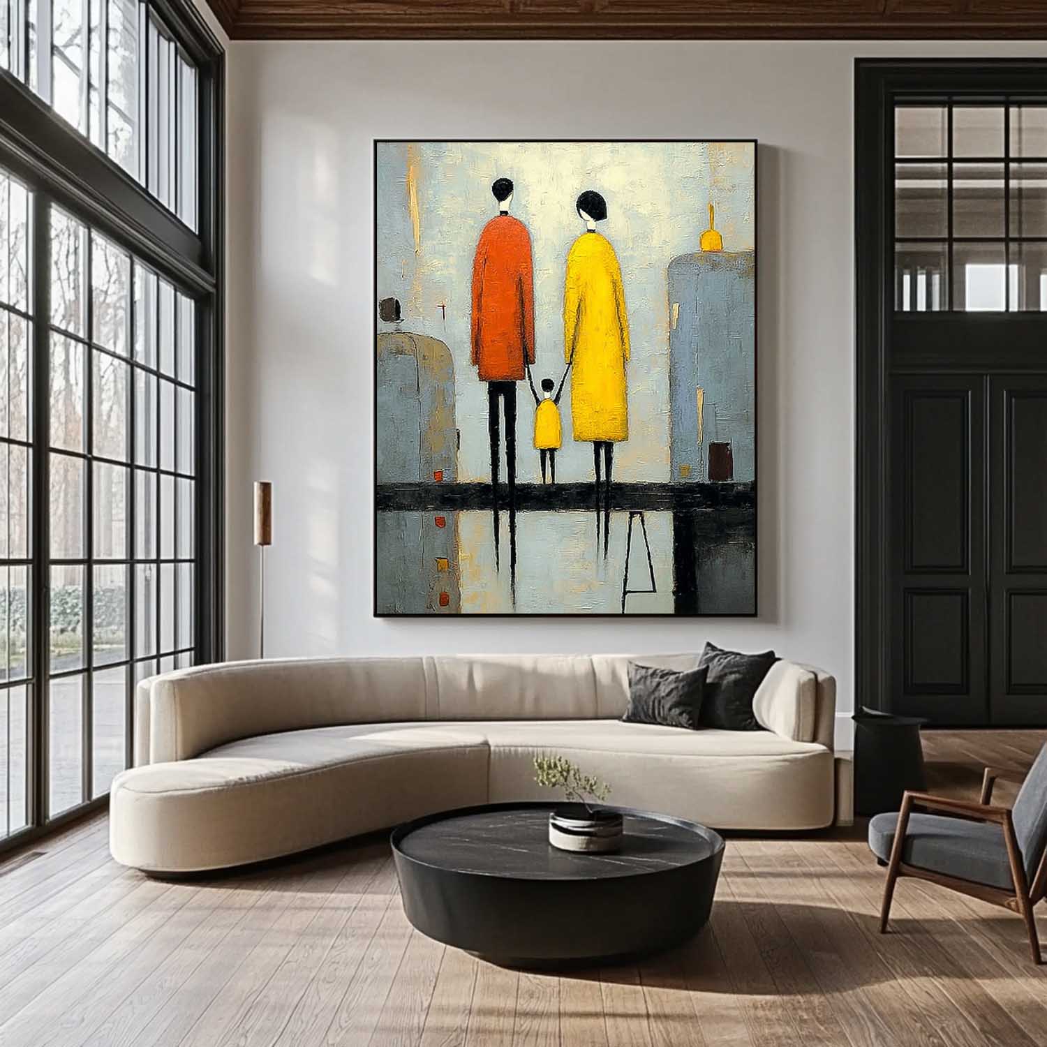 Wall Art Soft Feminine Family Figurative Aesthetic