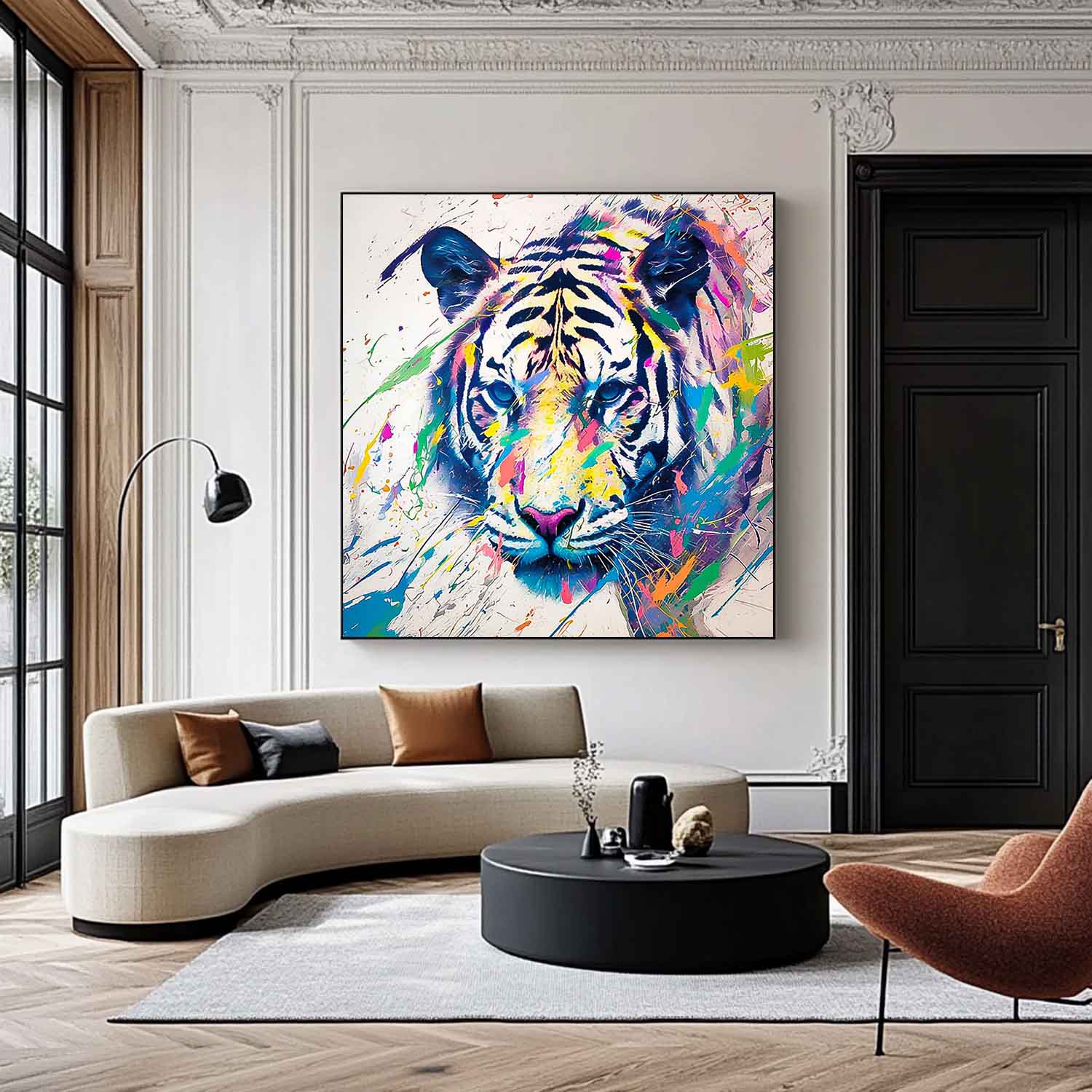 Wall Art Animal Abstract Dopamine Contemporary