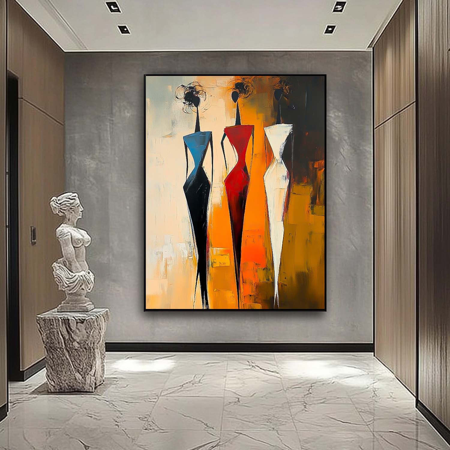 Wall Art People Elegant Modern Abstract