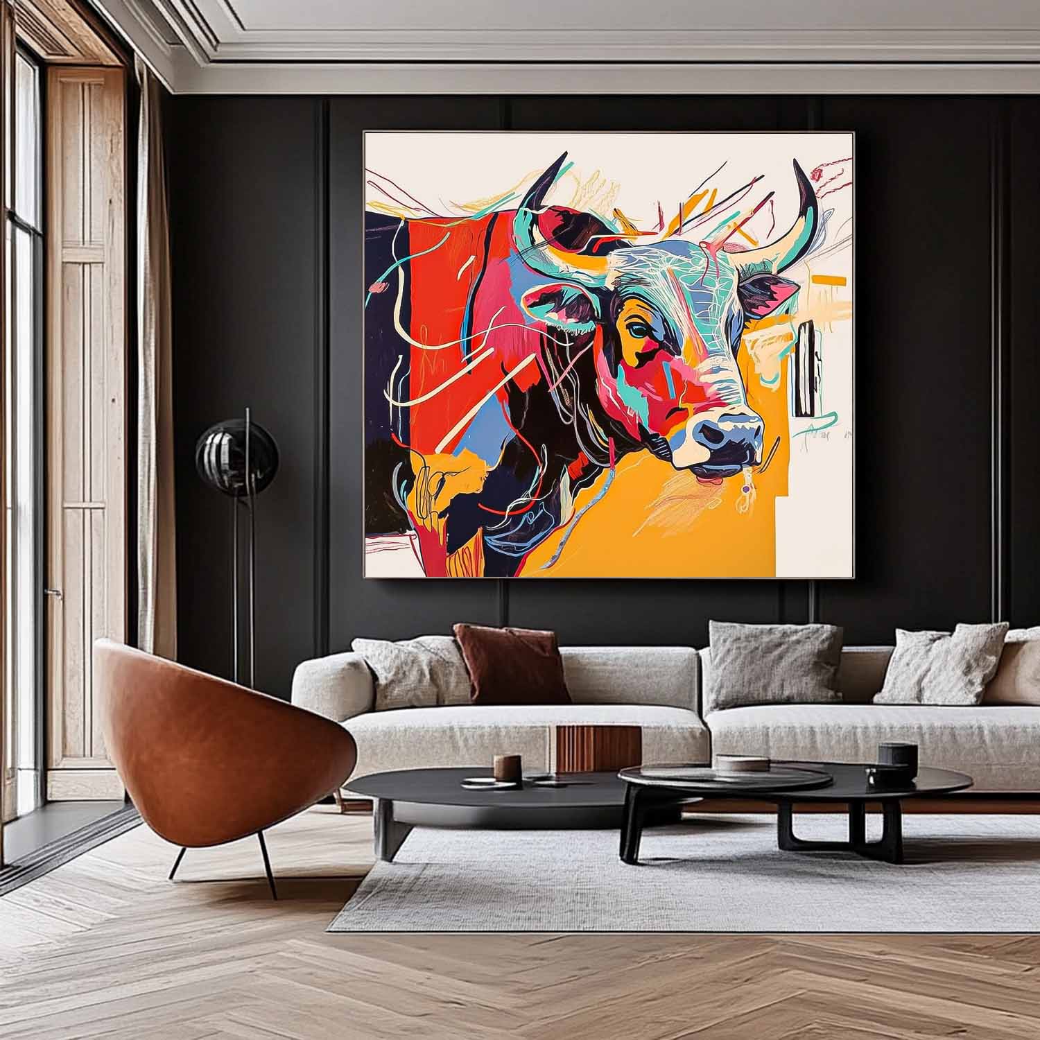 Wall Art Animal Dramatic Maximalist Farm