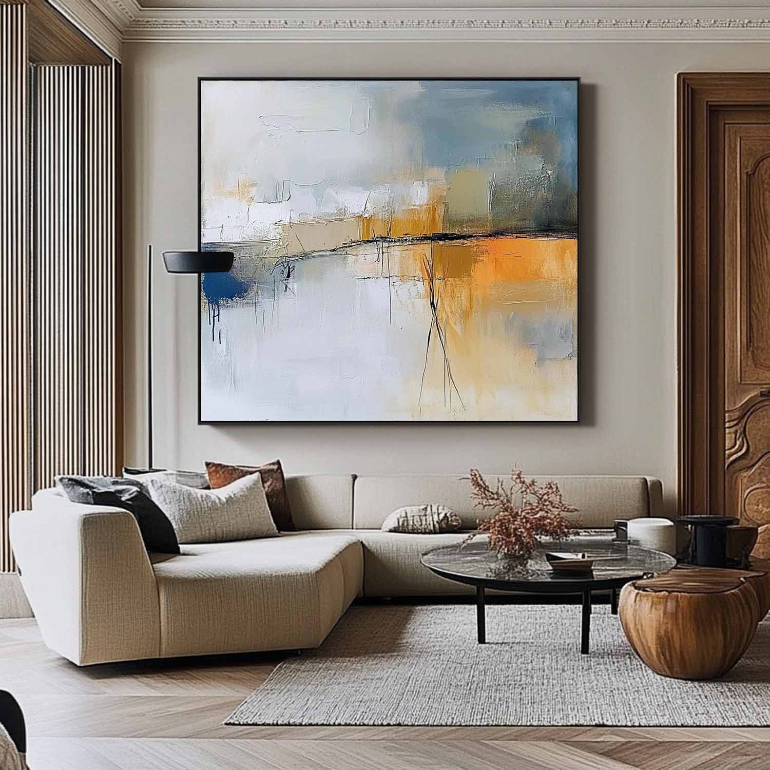 Wall Art Abstract Wabi-Sabi Coastal