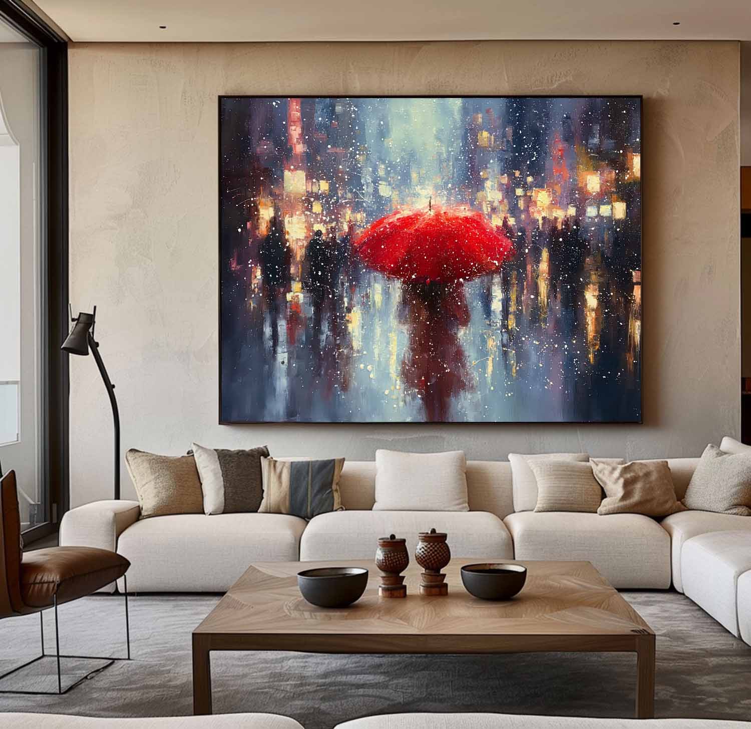 Wall Art People Dramatic Urban Landscape