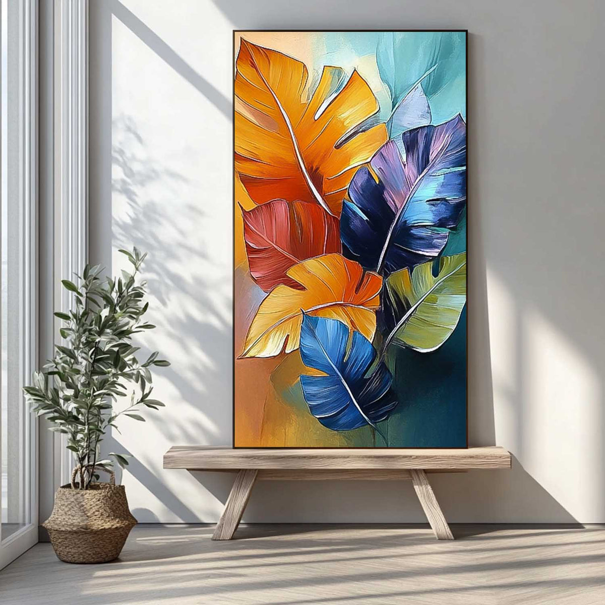 Wall Art Vibrant Flower Bold Modern Abstract