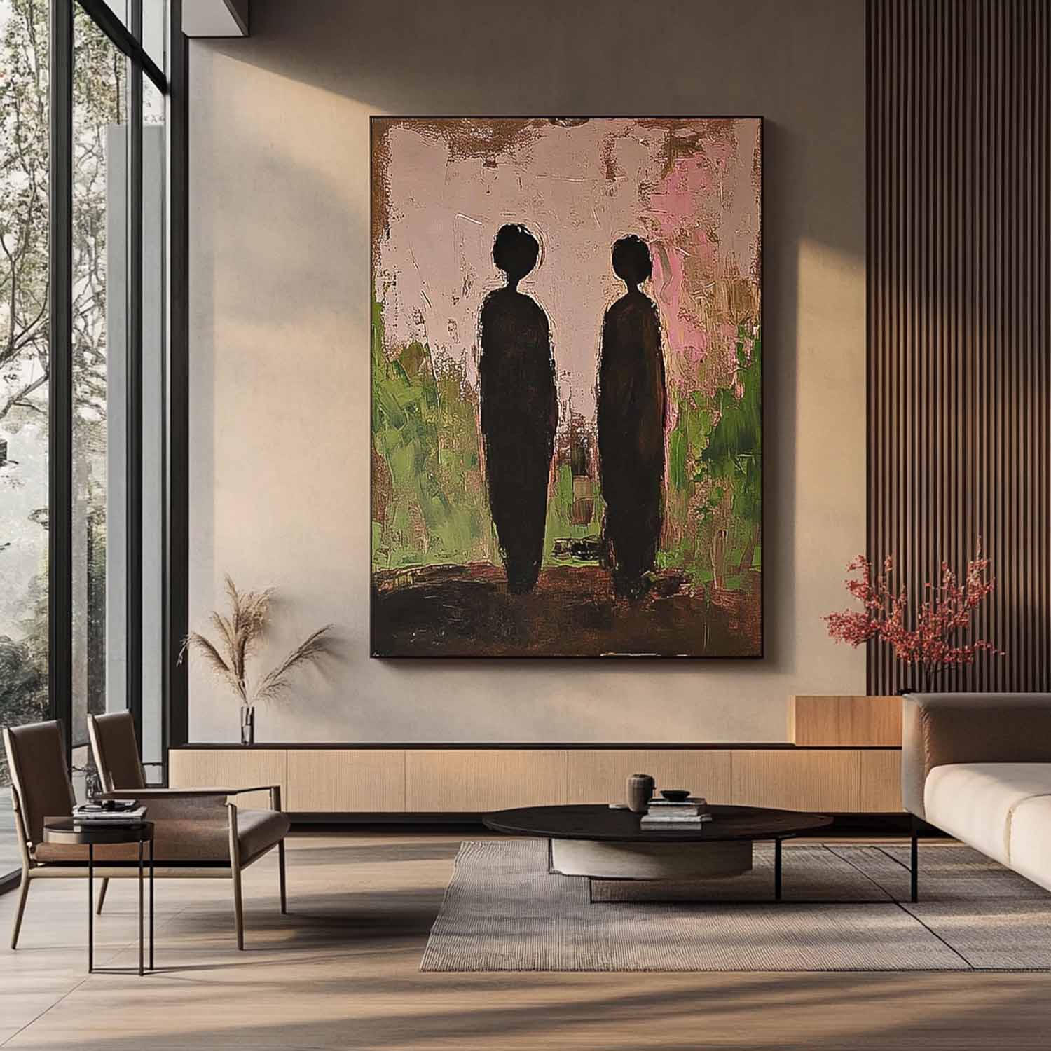 Wall Art People Tranquil Wabi-Sabi Natural