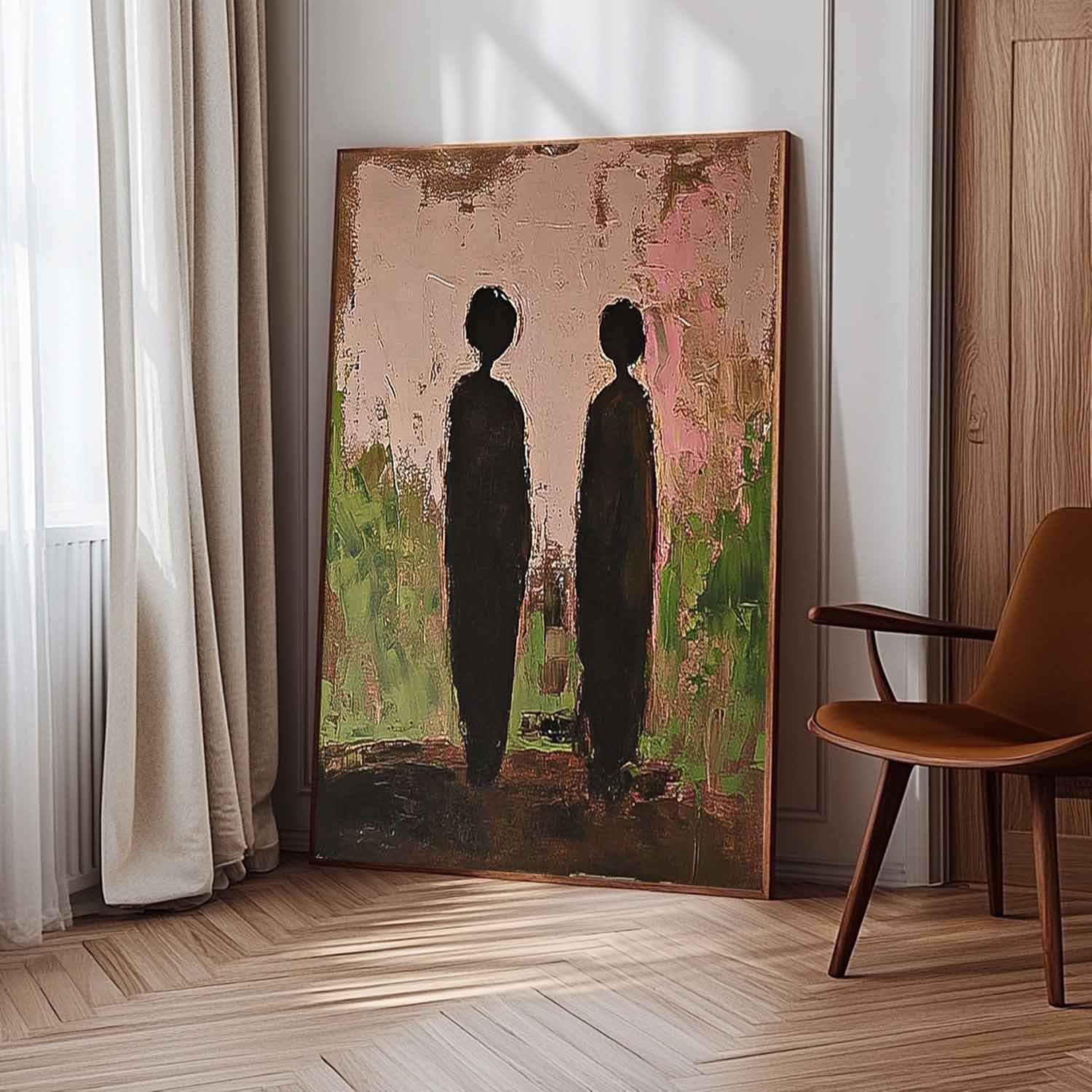 Wall Art People Tranquil Wabi-Sabi Natural