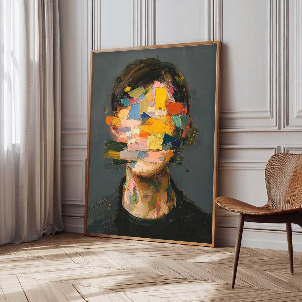 Wall Art Vibrant People Painterly Abstract