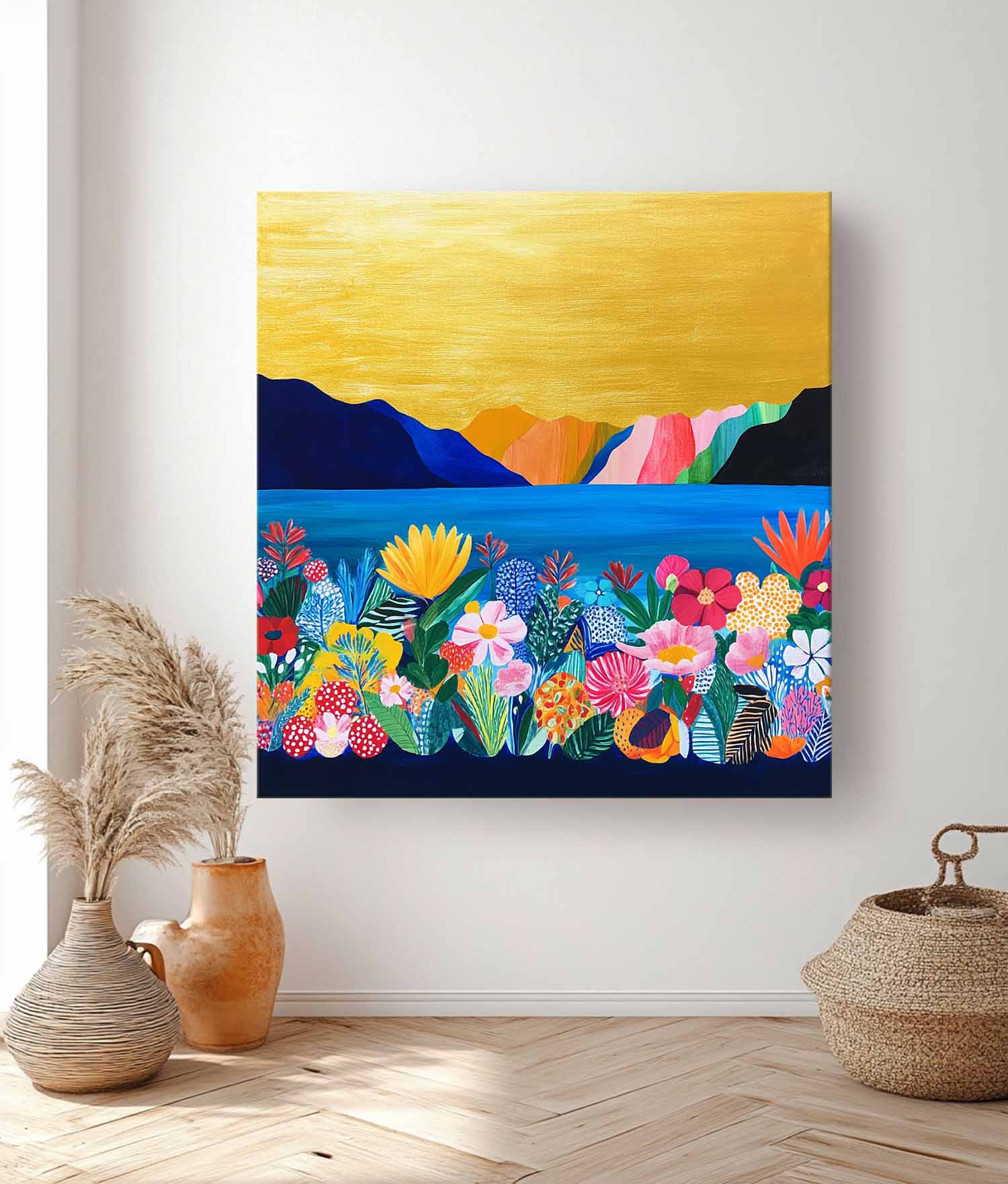 Wall Art Flower Post-Impressionist Vibrant