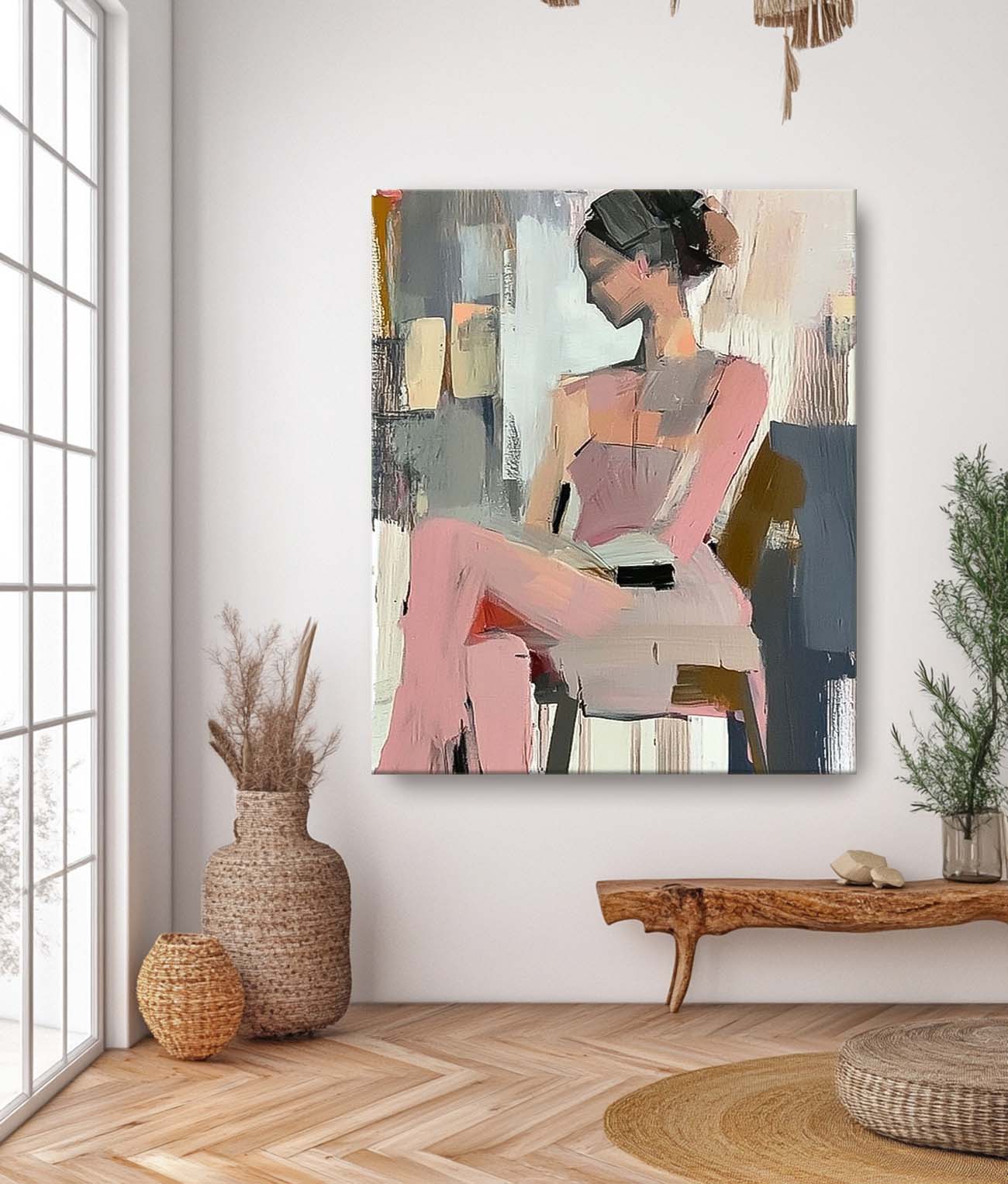 Wall Art People Expressionist Artistic Decor