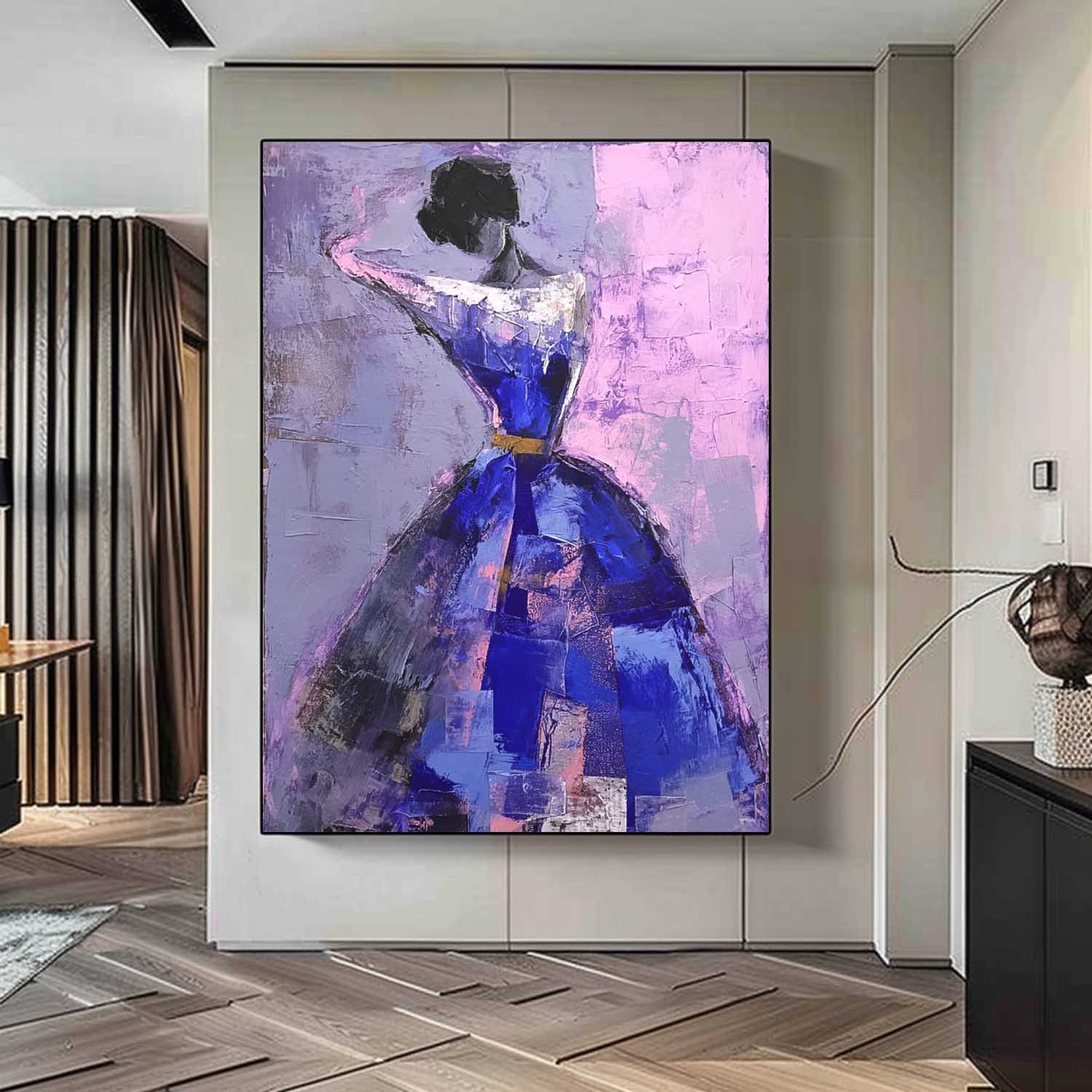 Wall Art Impasto People Sophisticated Mysterious