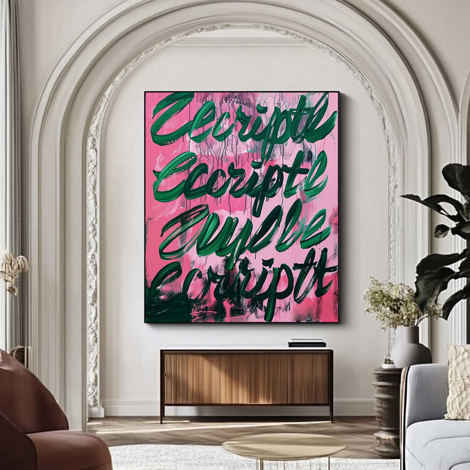 Abstract Canvas Art AB607 - Neutralighting