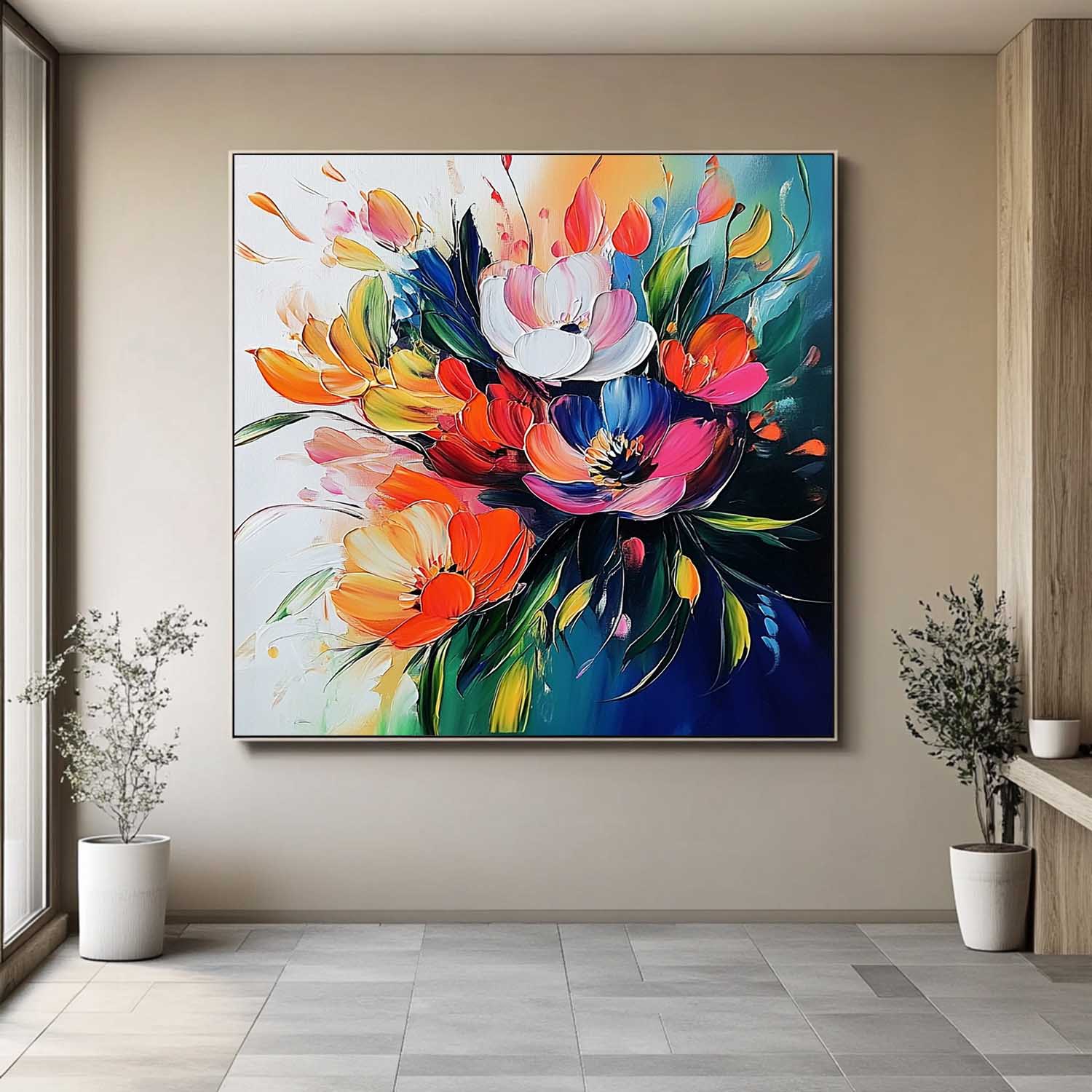Flower Canvas Art FL204 - Neutralighting