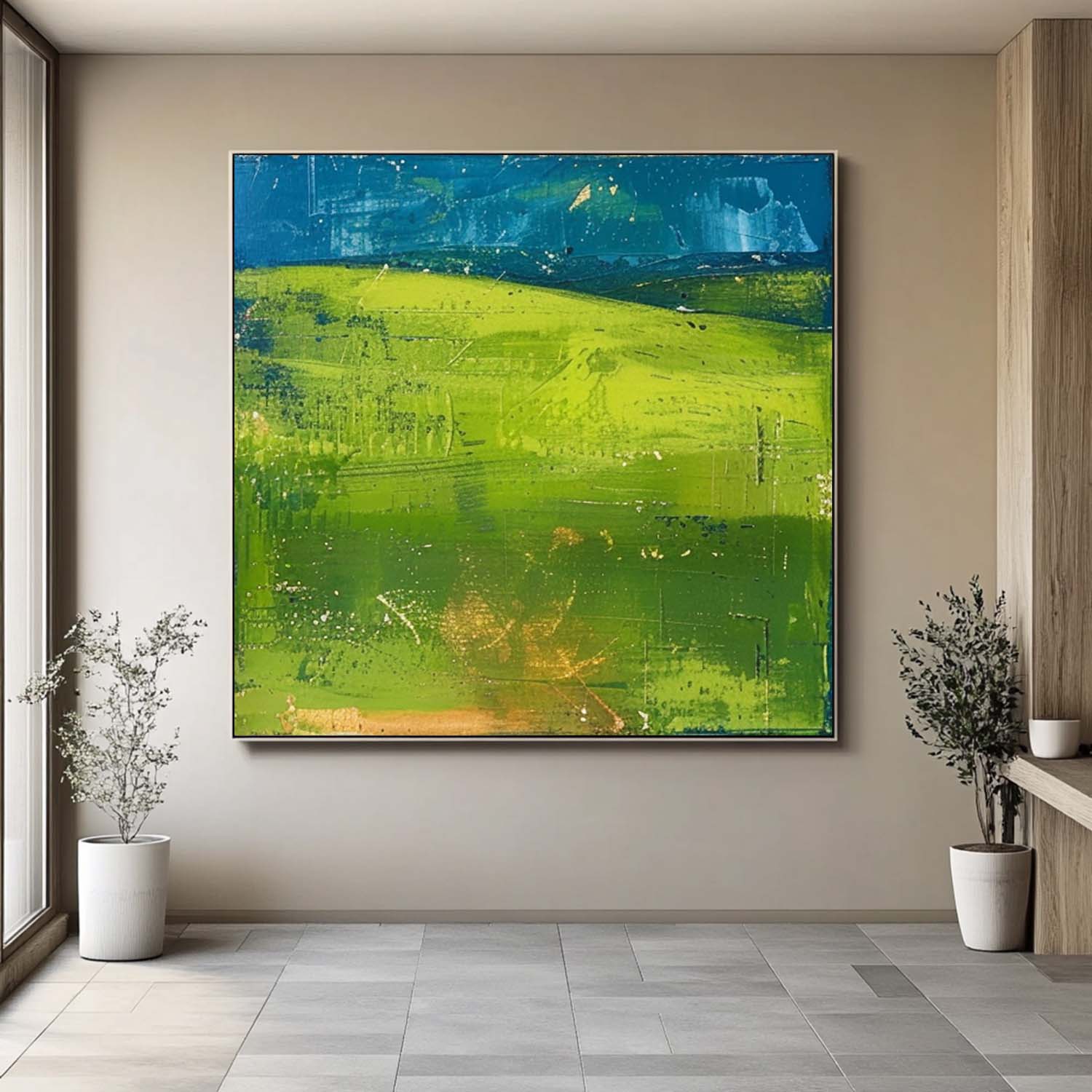 Wall Art Abstract Scandinavian Fresh Natural