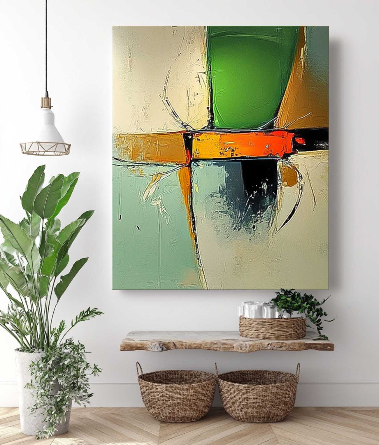 Wall Art Abstract Neo-Impressionist Soft