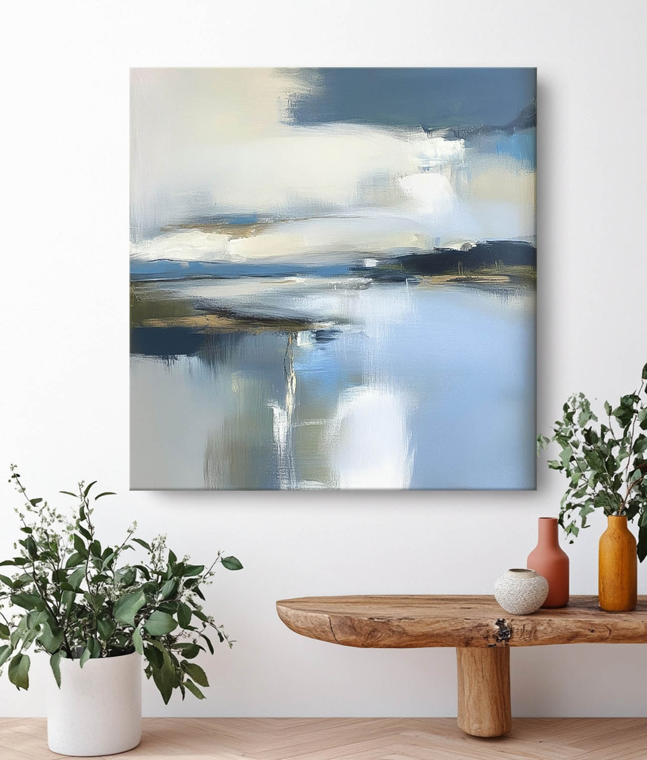 Wall Art Landscape Tranquil Misty Cool Tone