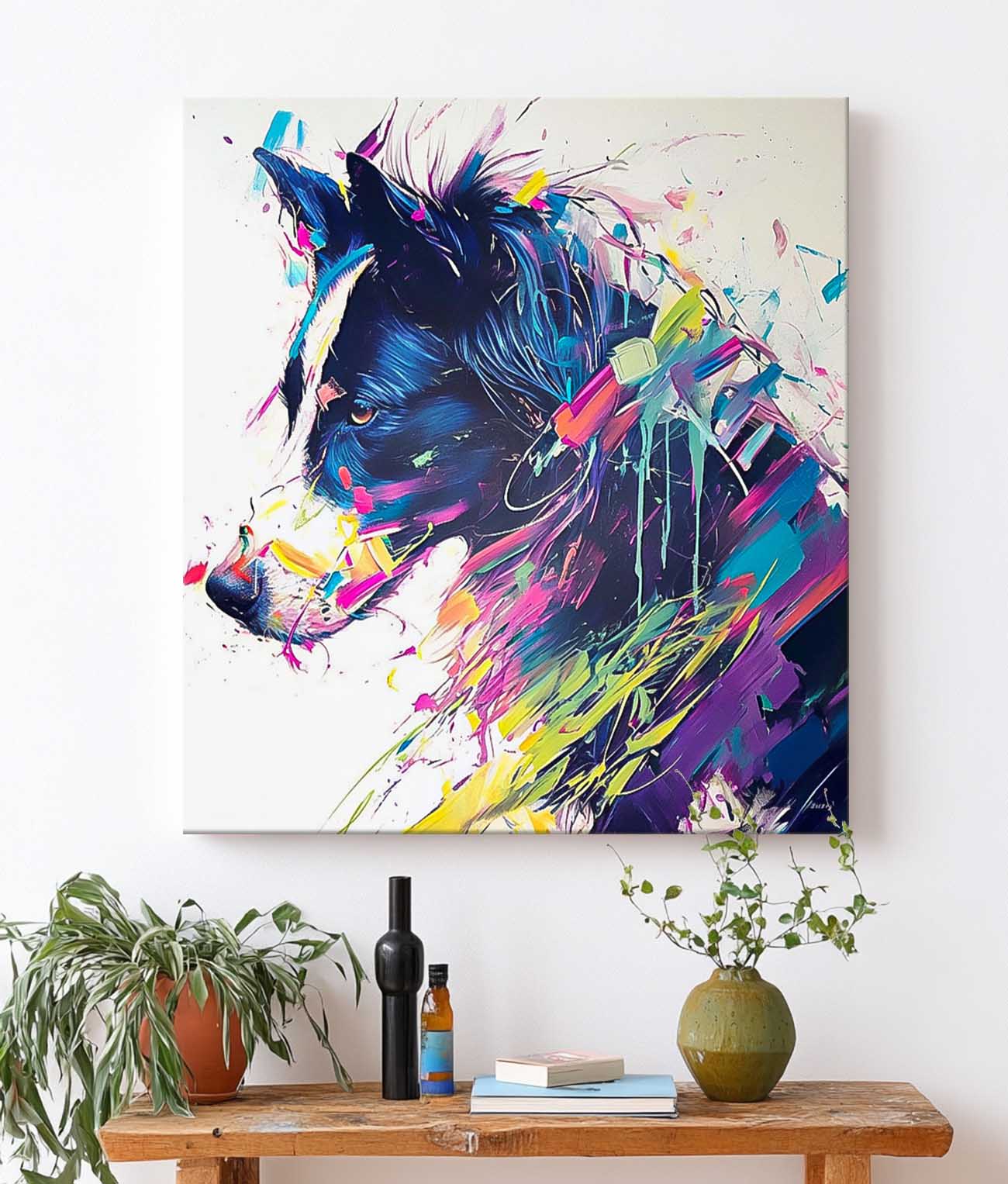 Wall Art Animal Dopamine Vibrant Playful Retro