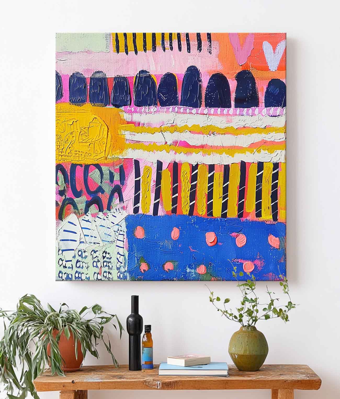 Wall Art Playful Kidult Abstract Decor Pop