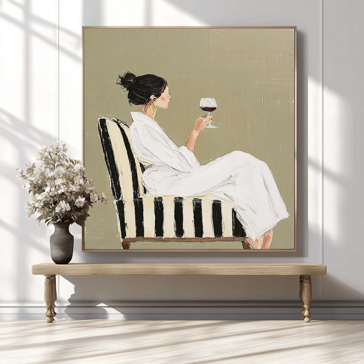 Wall Art Elegant People Contemporary Serene