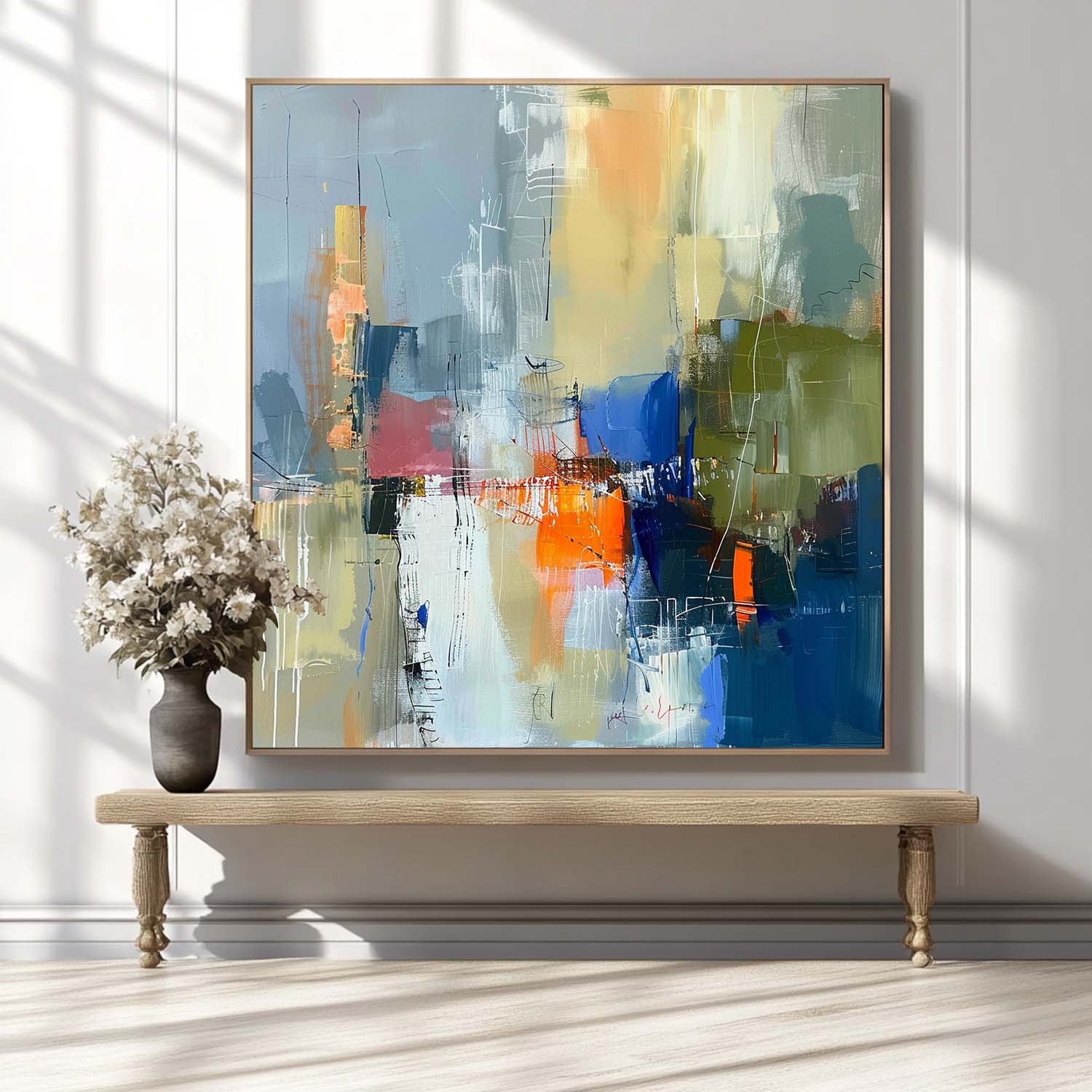 Wall Art Abstract Painterly Landscape Decor