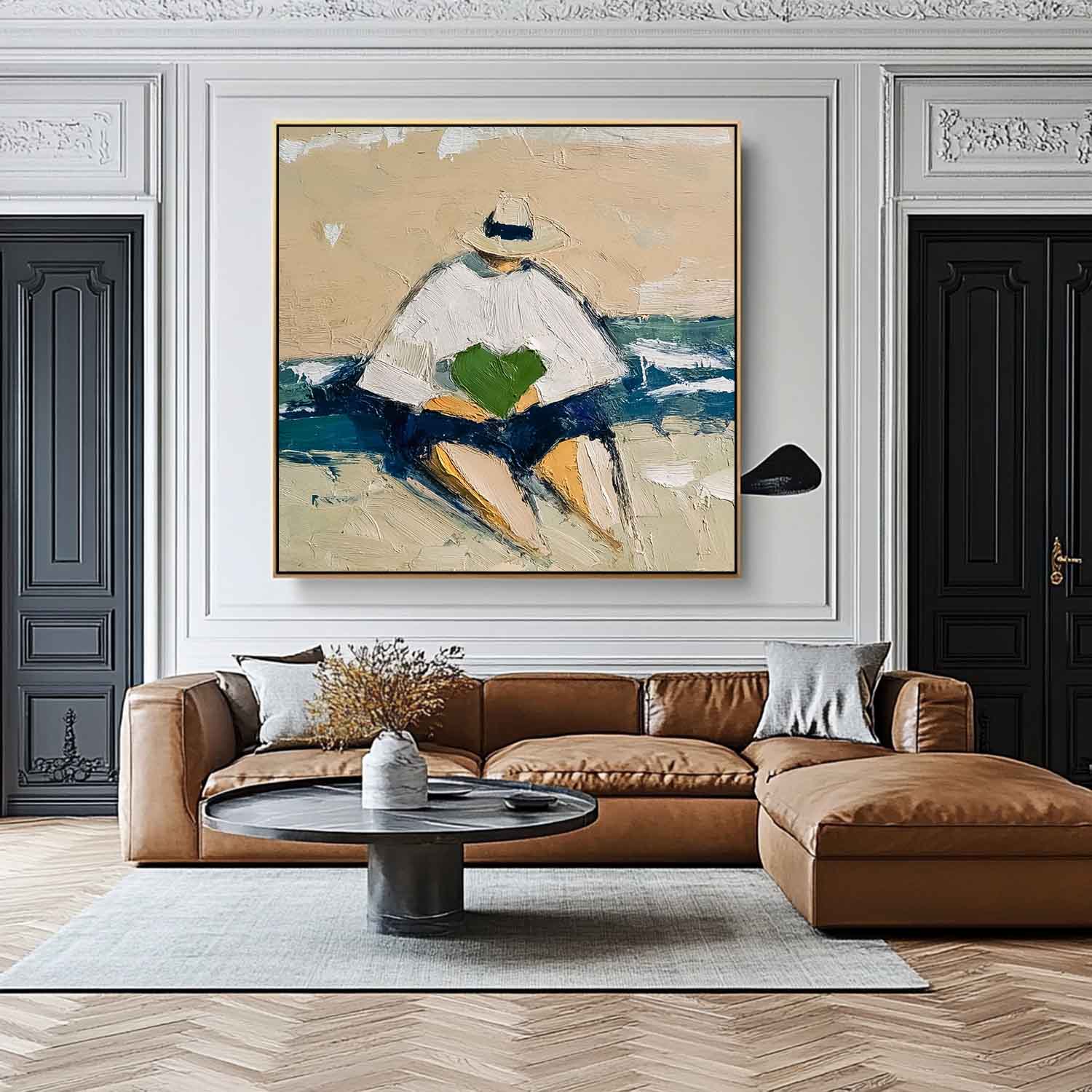 Wall Art People Contemporary Serene Coastal