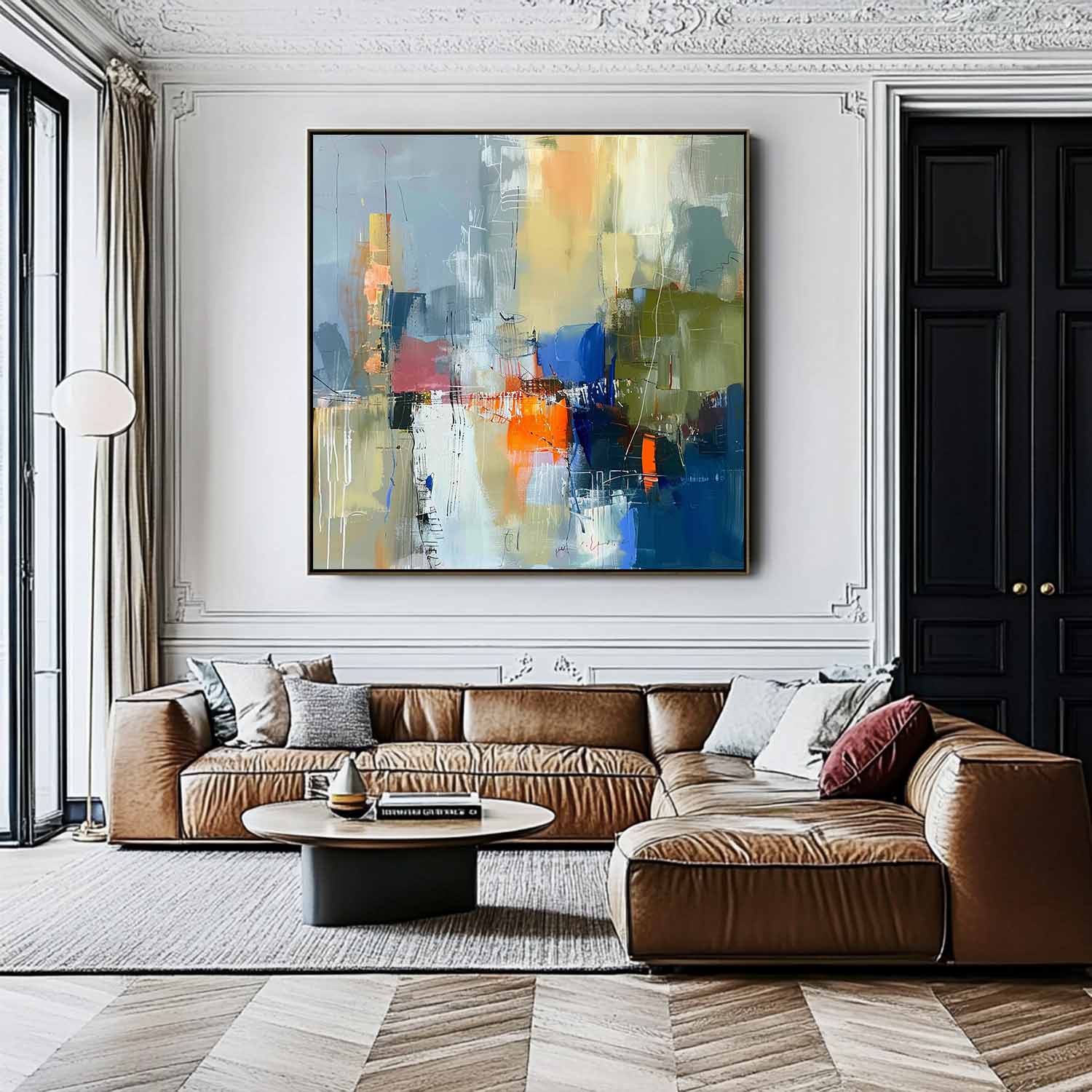 Wall Art Abstract Painterly Landscape Decor