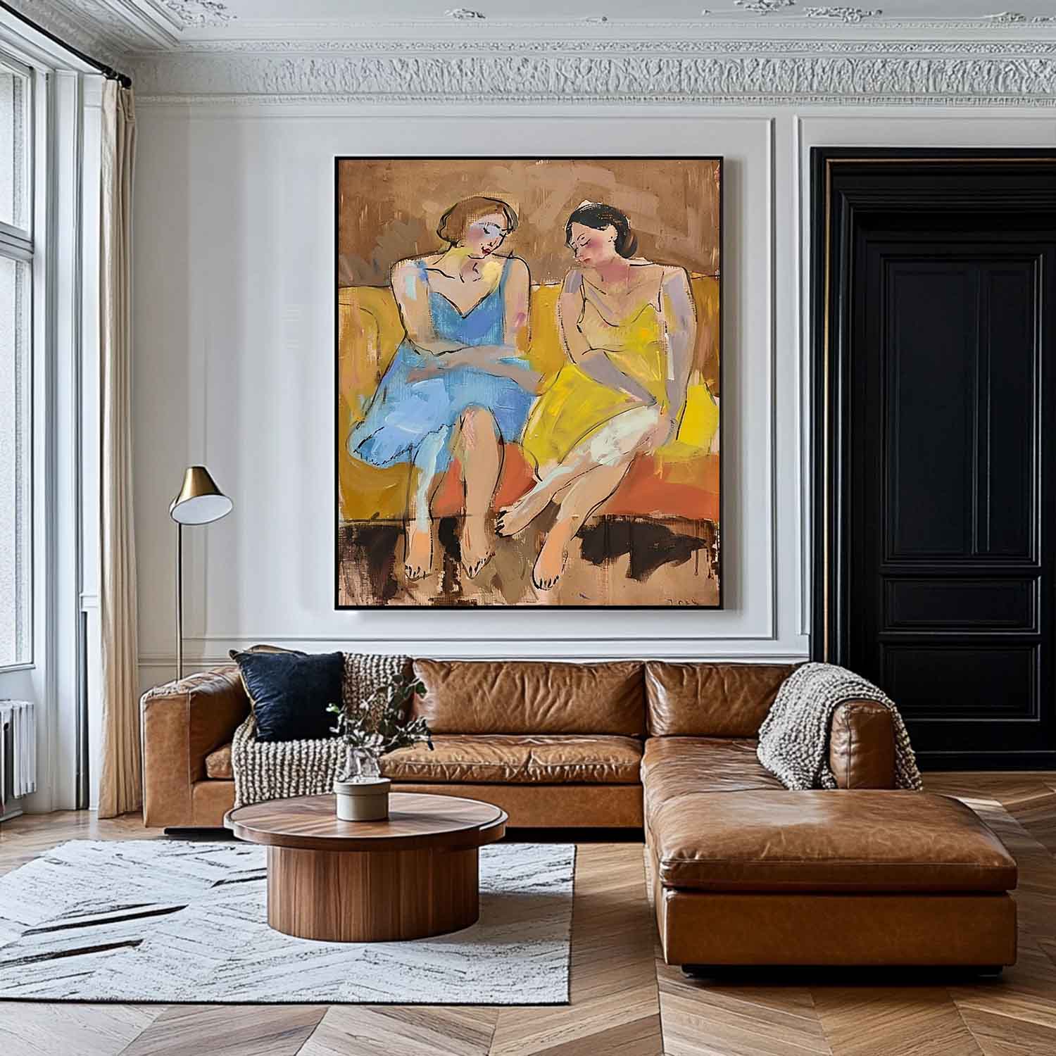 Wall Art Abstract Figure Contemporary Expressionist