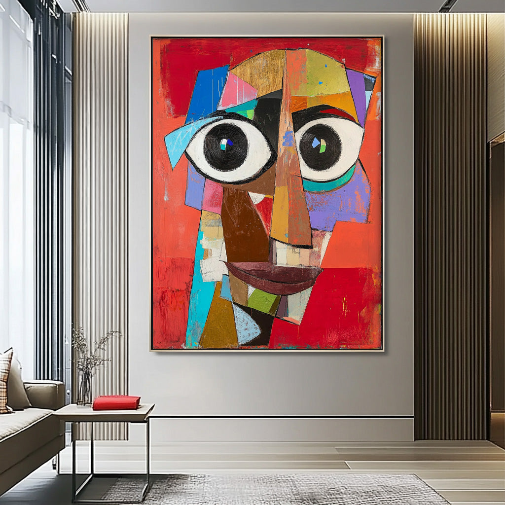 Wall Art People Geometric Deconstructed Form