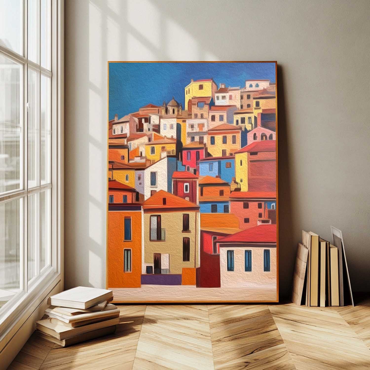 Wall Art Architecture Modern Graphic Cityscape
