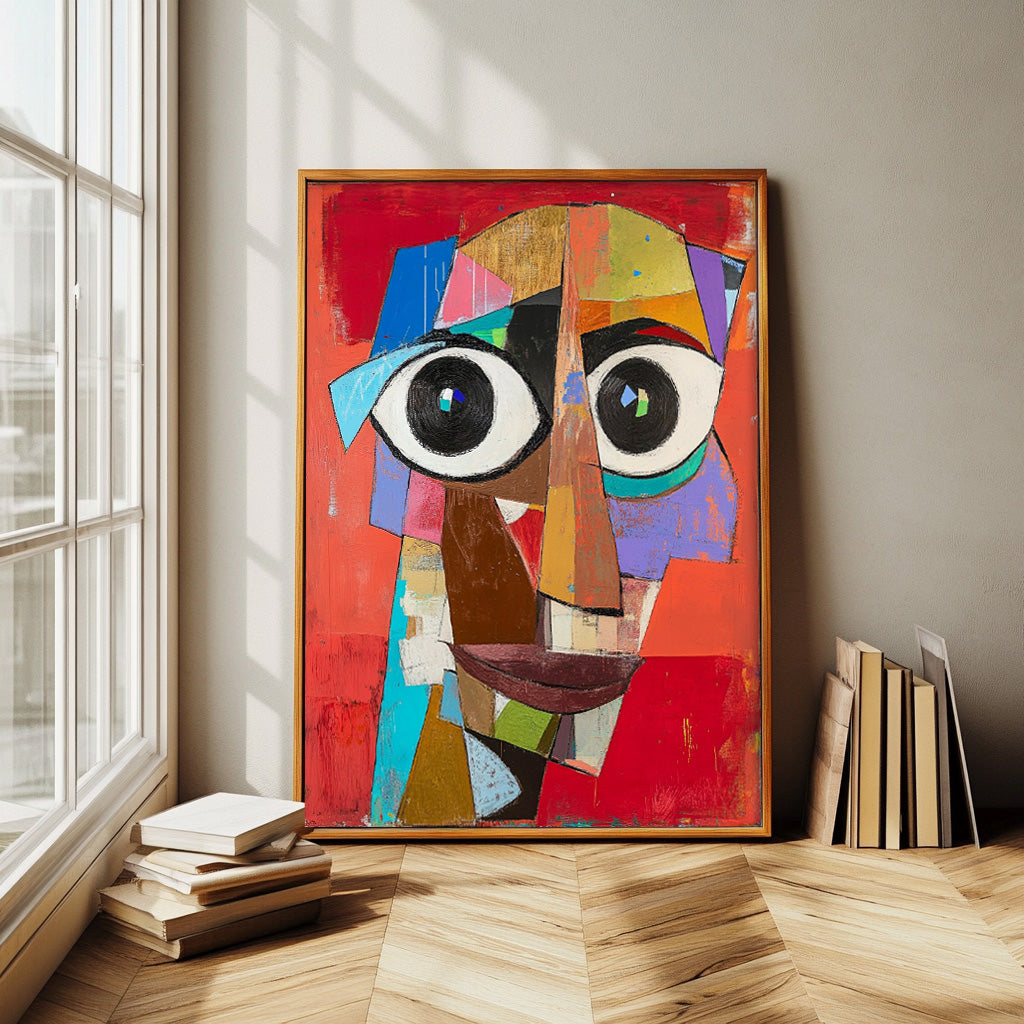 Wall Art People Geometric Deconstructed Form