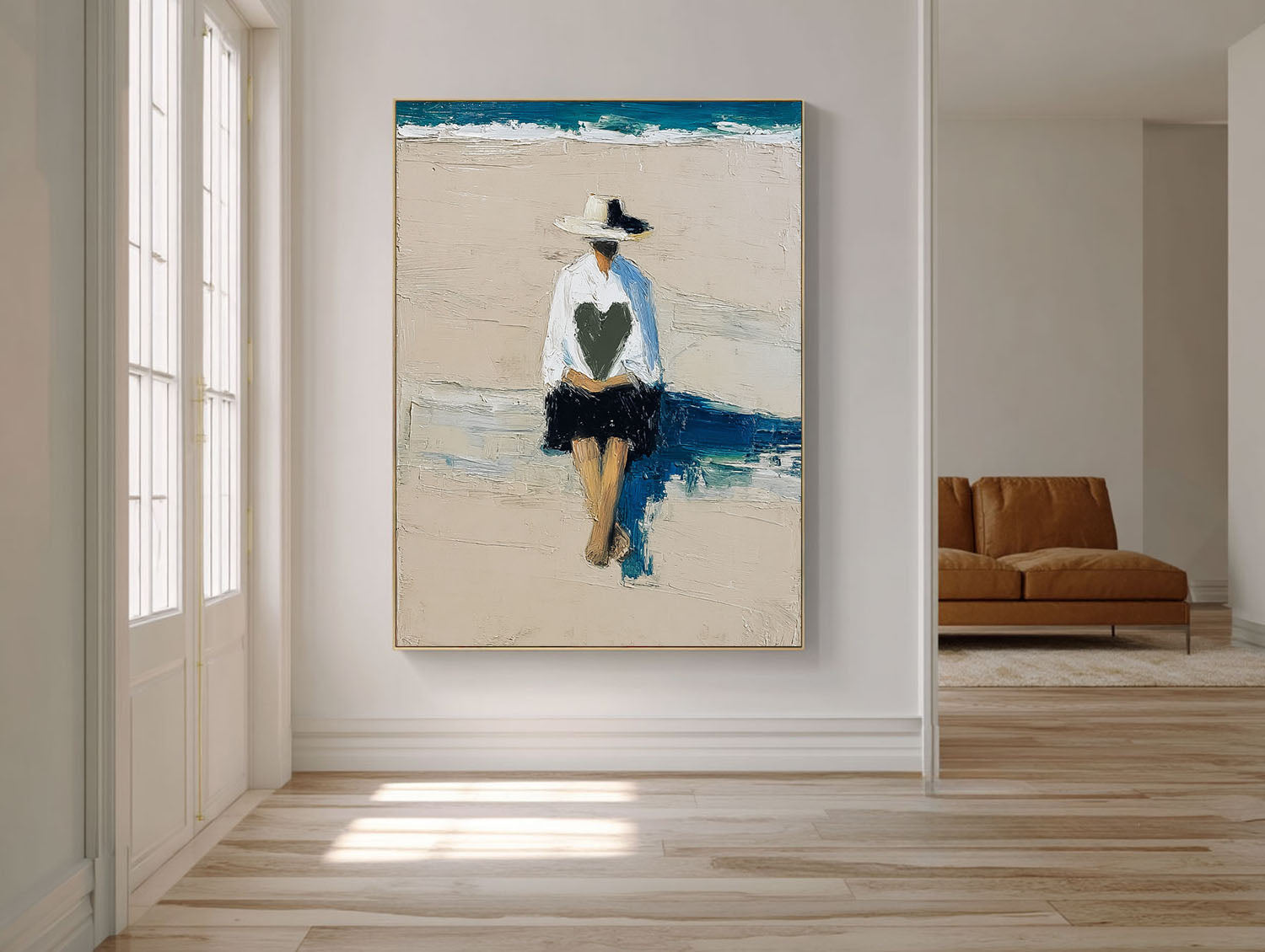 Wall Art People Serene Coastal Romantic