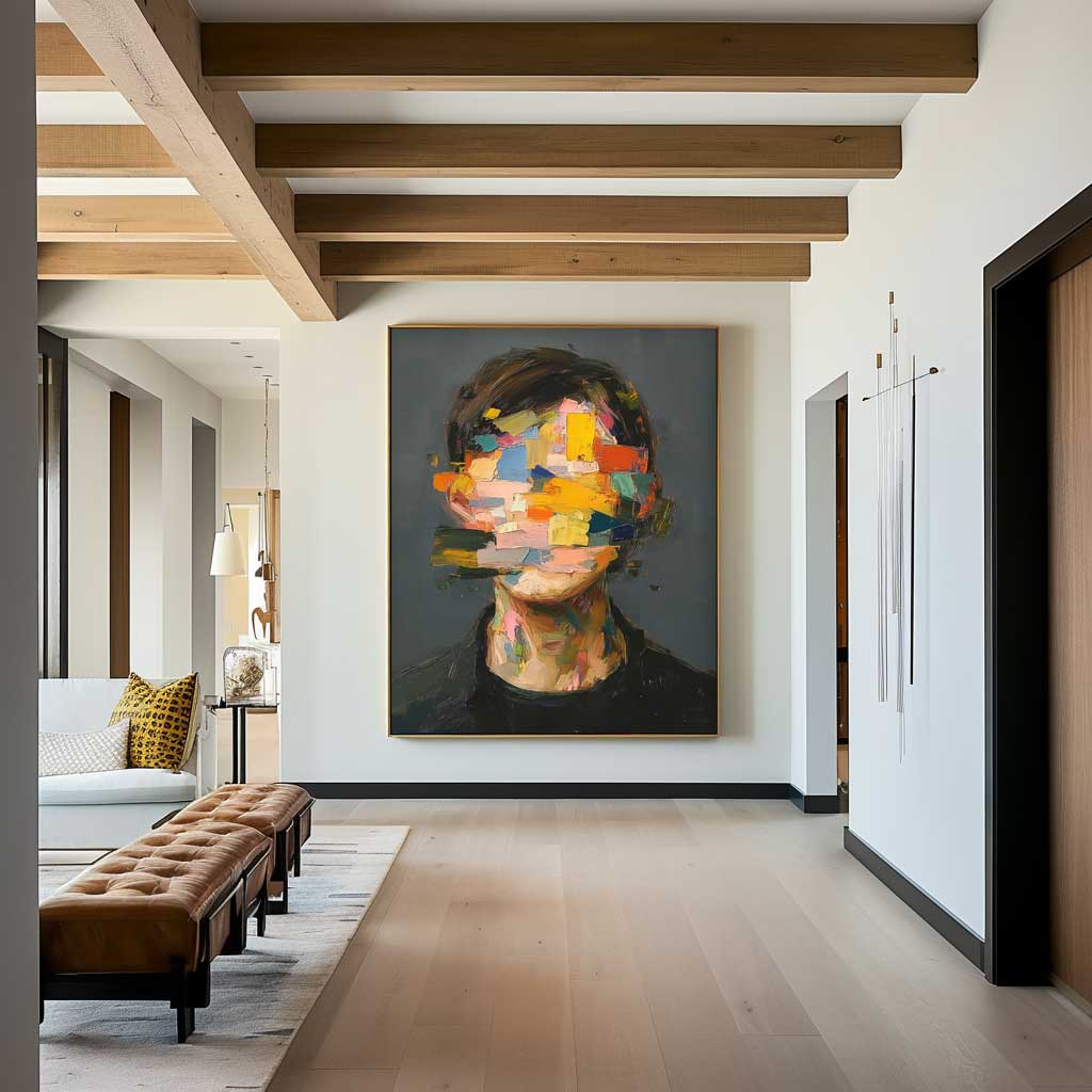 Wall Art Vibrant People Painterly Abstract