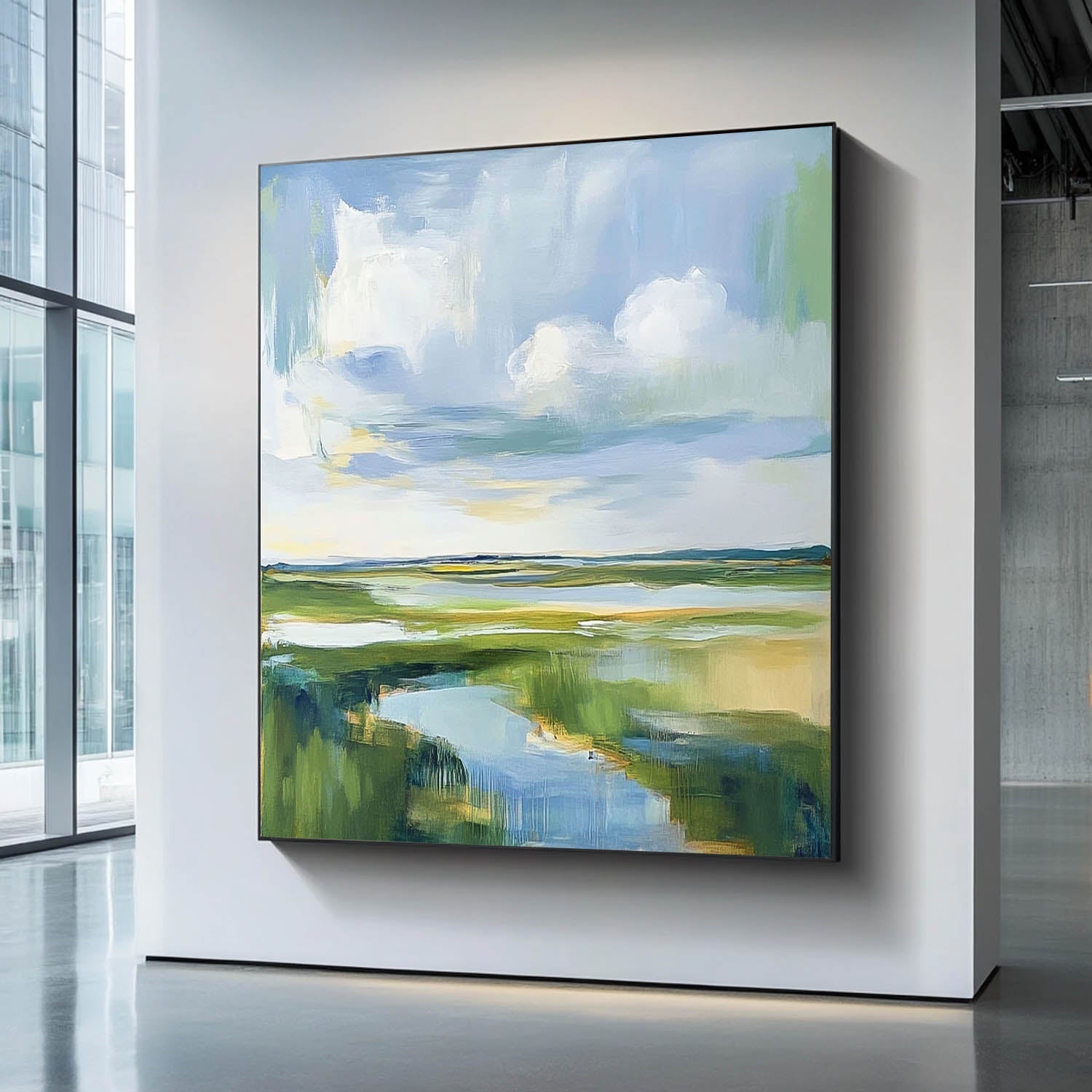 Wall Art Landscape Tranquil Breezy Natural