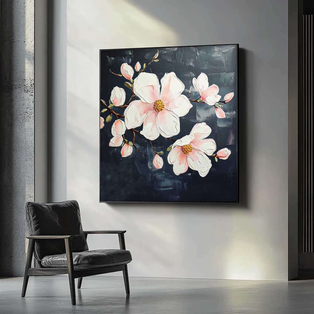 Wall Art Lush Flower Colorful Elegant