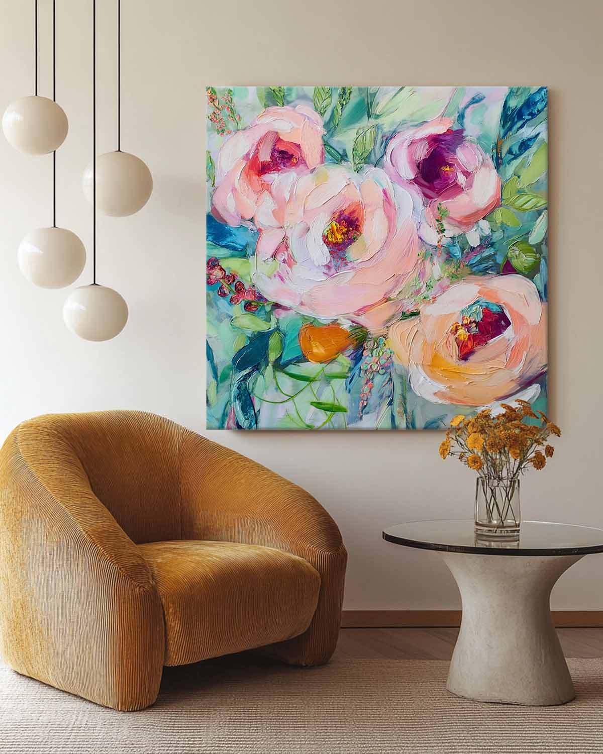 Wall Art Flower Fresh Romantic Botanical