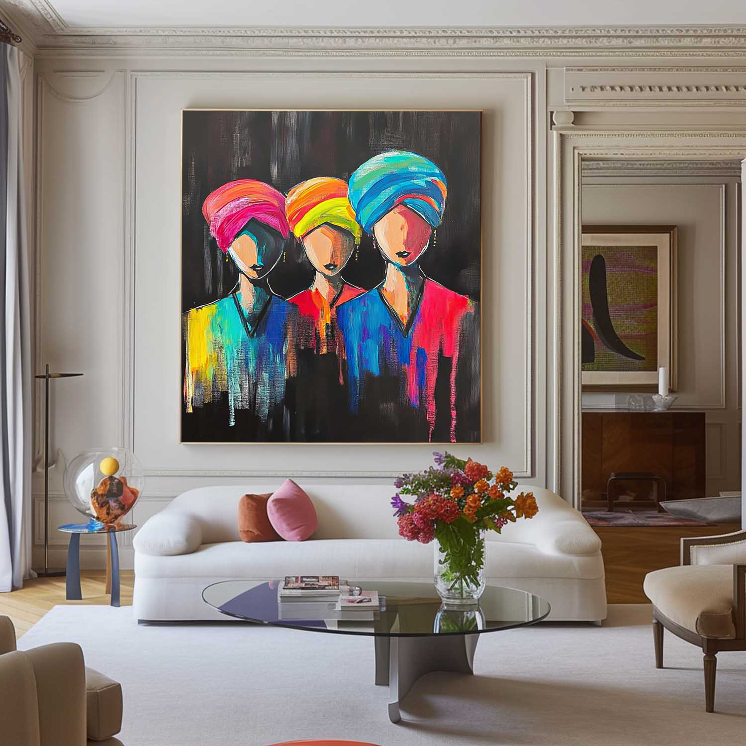 Wall Art People Dramatic Exotic Cultural