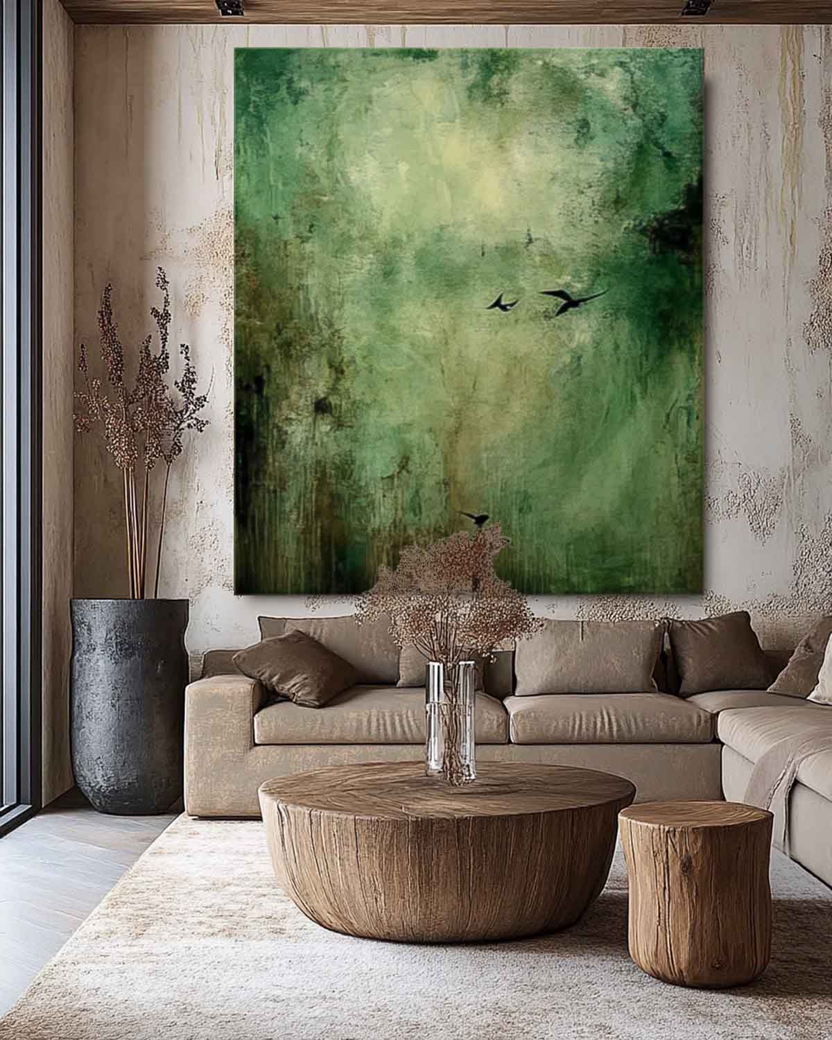 Wall Art Abstract Wabi-Sabi Contemporary Impressionist
