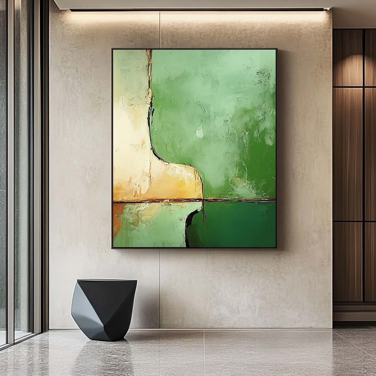 Abstract Canvas Art AB710 - Neutralighting