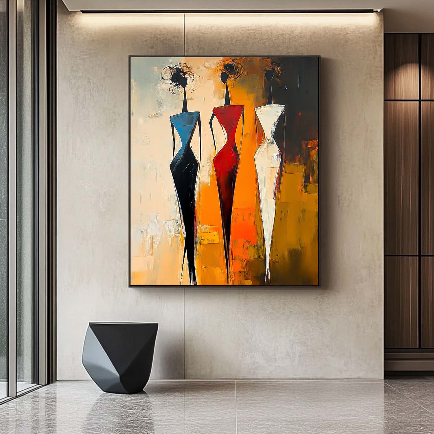 Wall Art People Elegant Modern Abstract