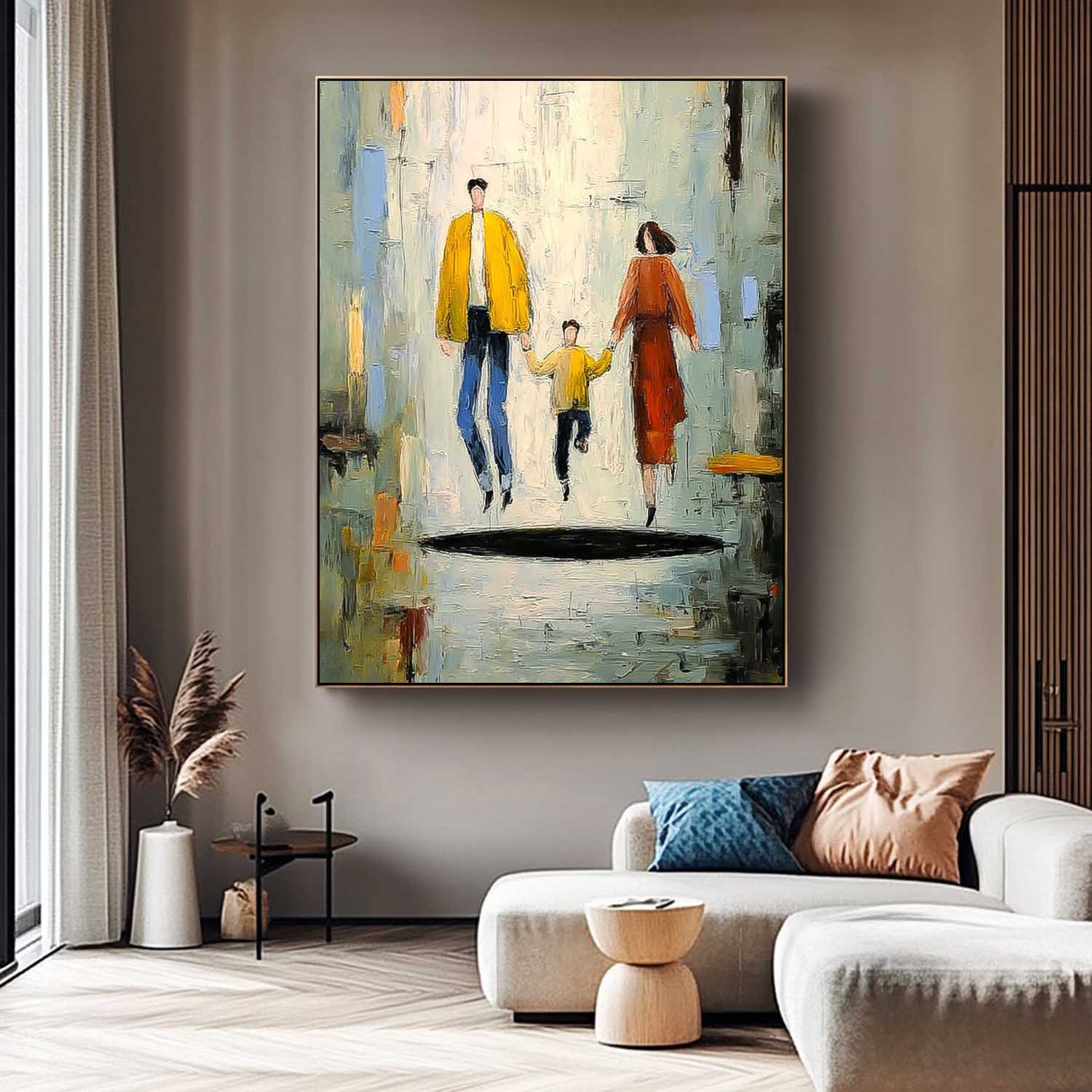 Wall Art People Warm Modern Urban