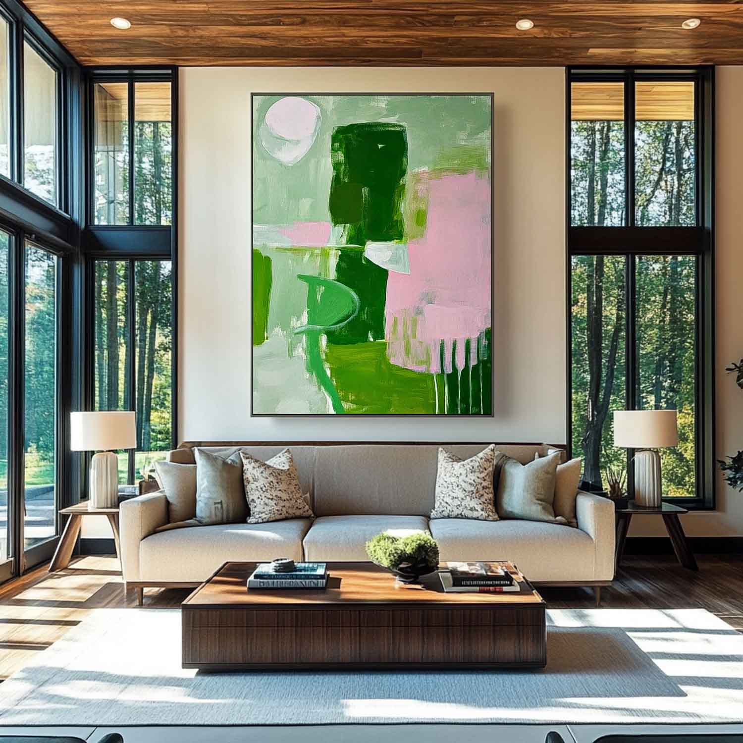 Wall Art Abstract Post-Modern Geometric Collage