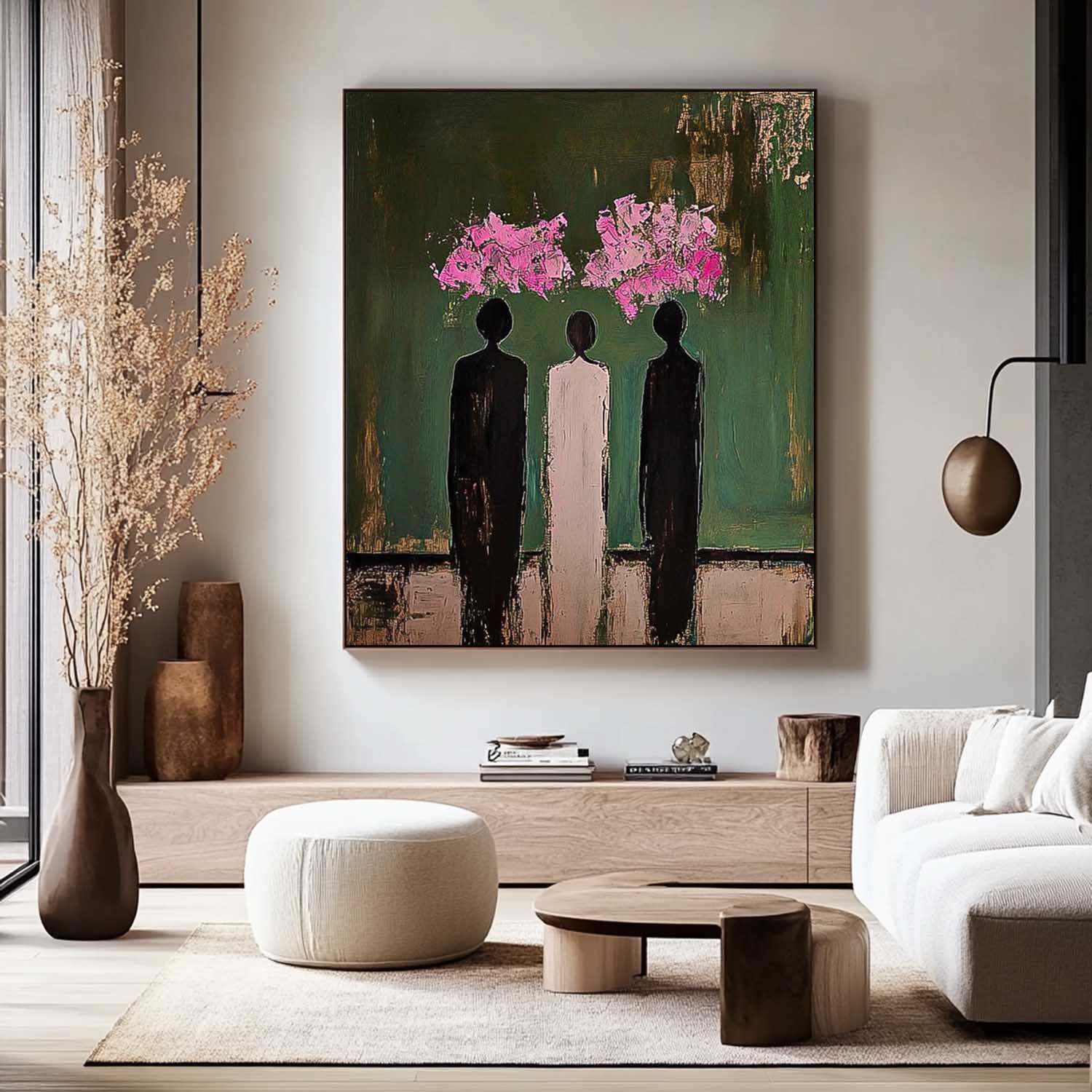 Wall Art Three Figures in Bloom