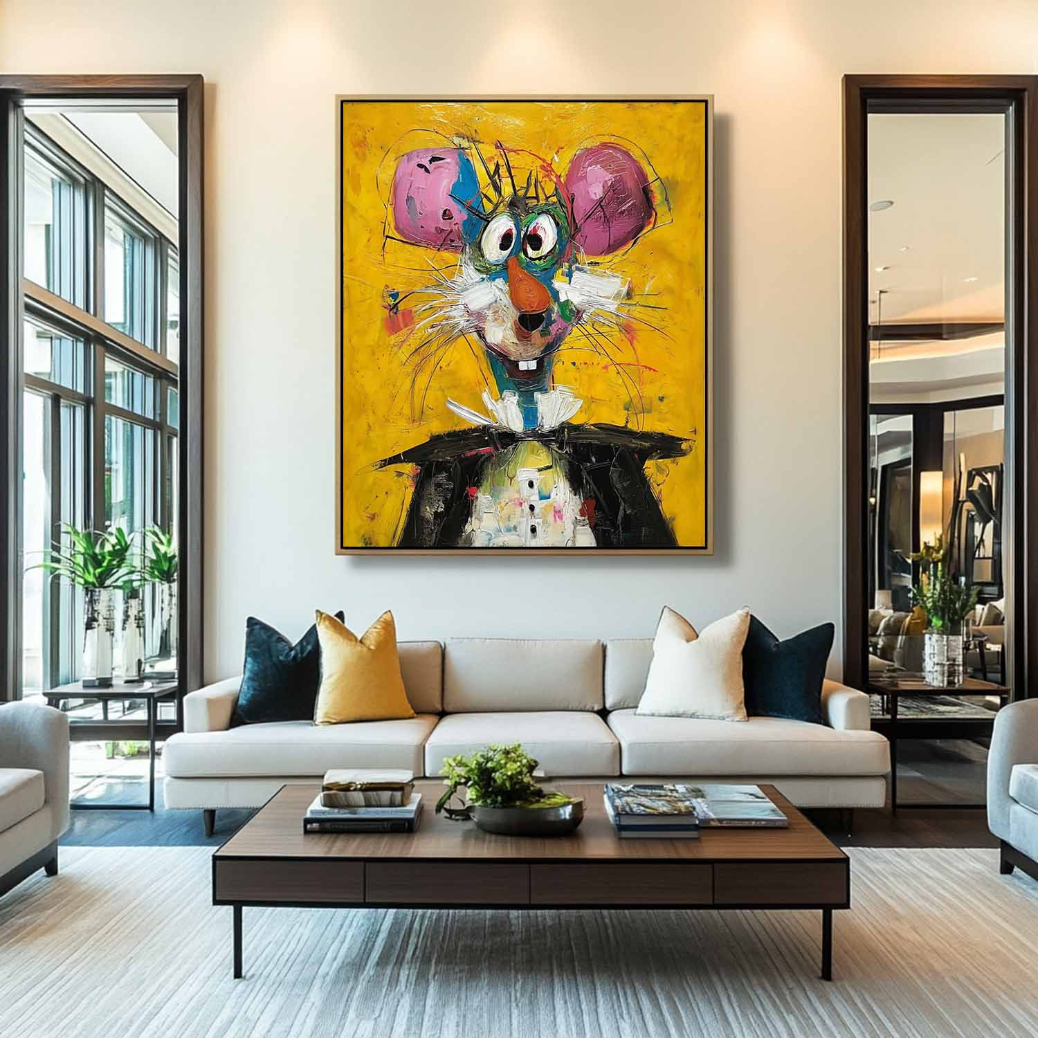 Wall Art Animal Neo-Pop Art Playful Decor