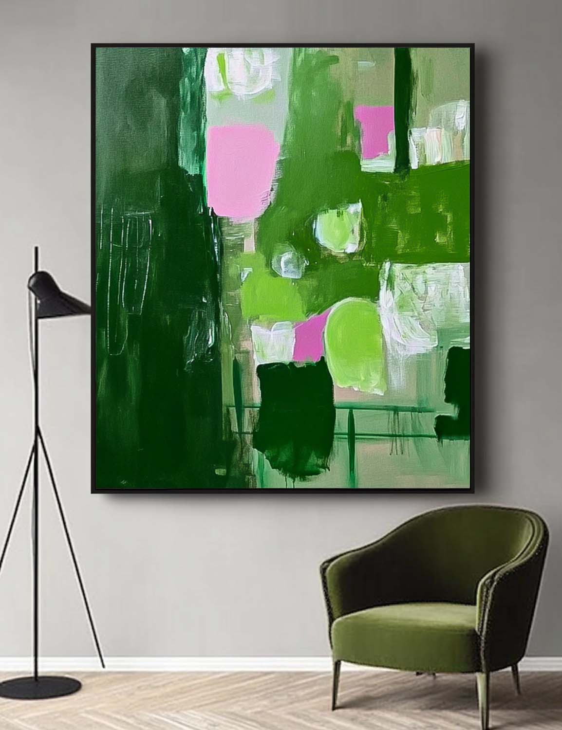 Abstract Canvas Art AB702 - Neutralighting