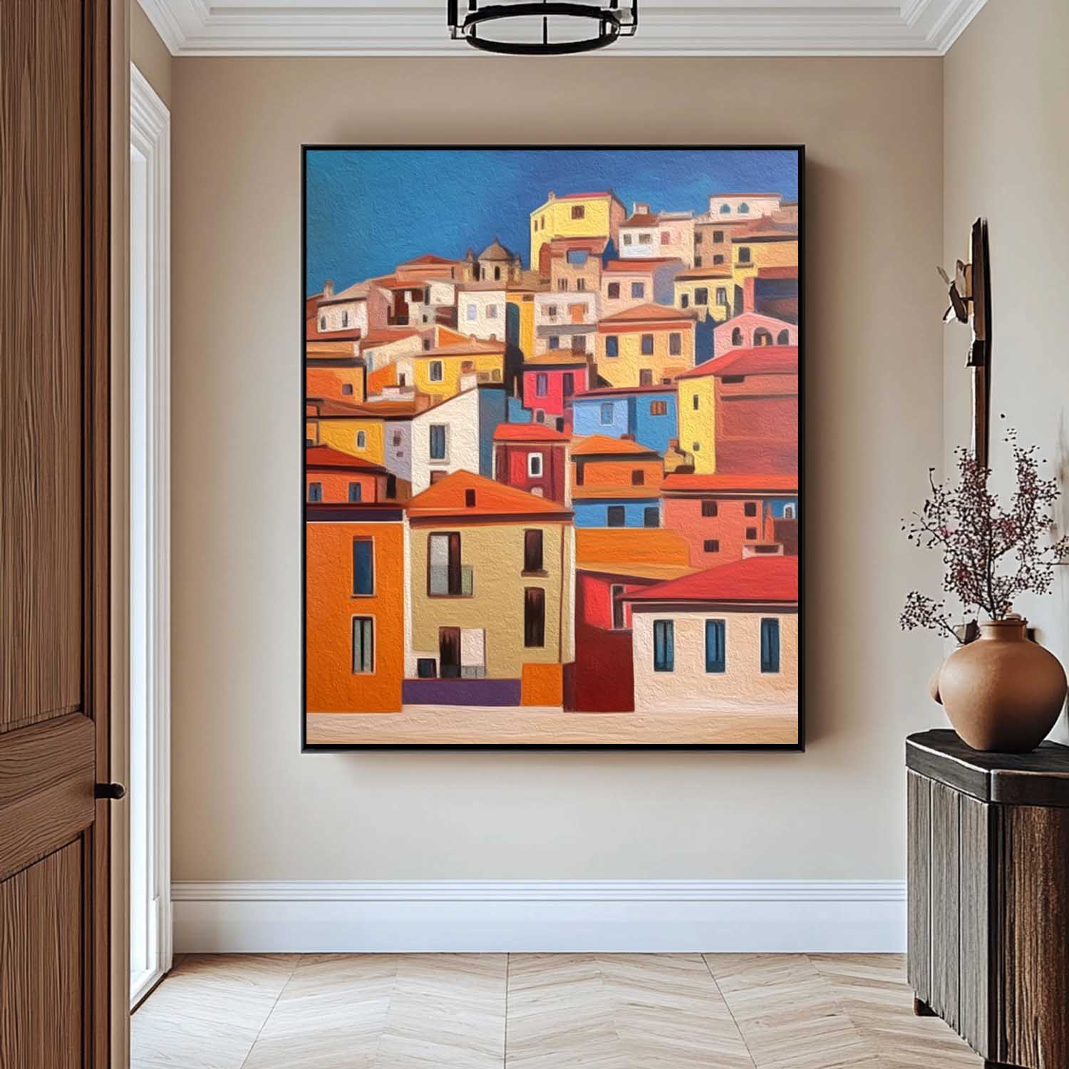 Wall Art Architecture Modern Graphic Cityscape