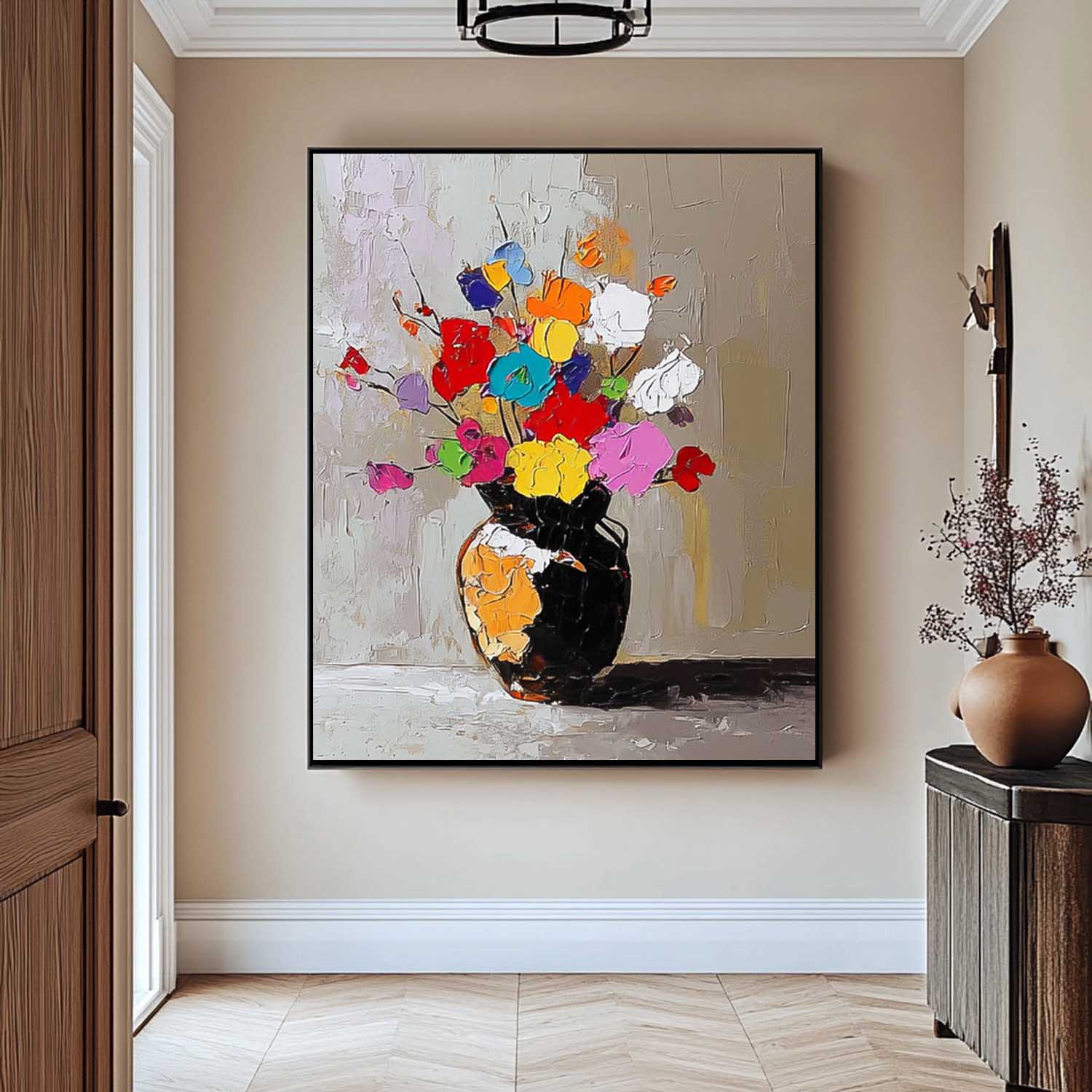 Wall Art Flower Lyrical Elegant Soft Romantic