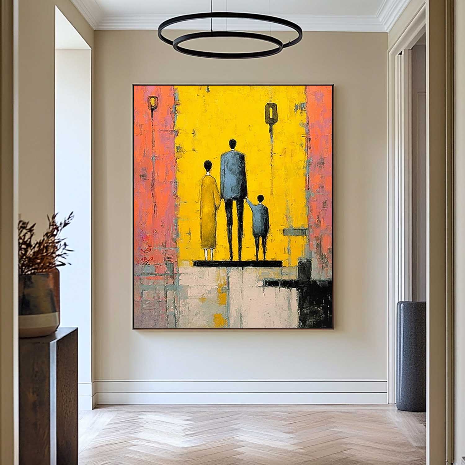 Wall Art People Contemporary Heartwarming Family