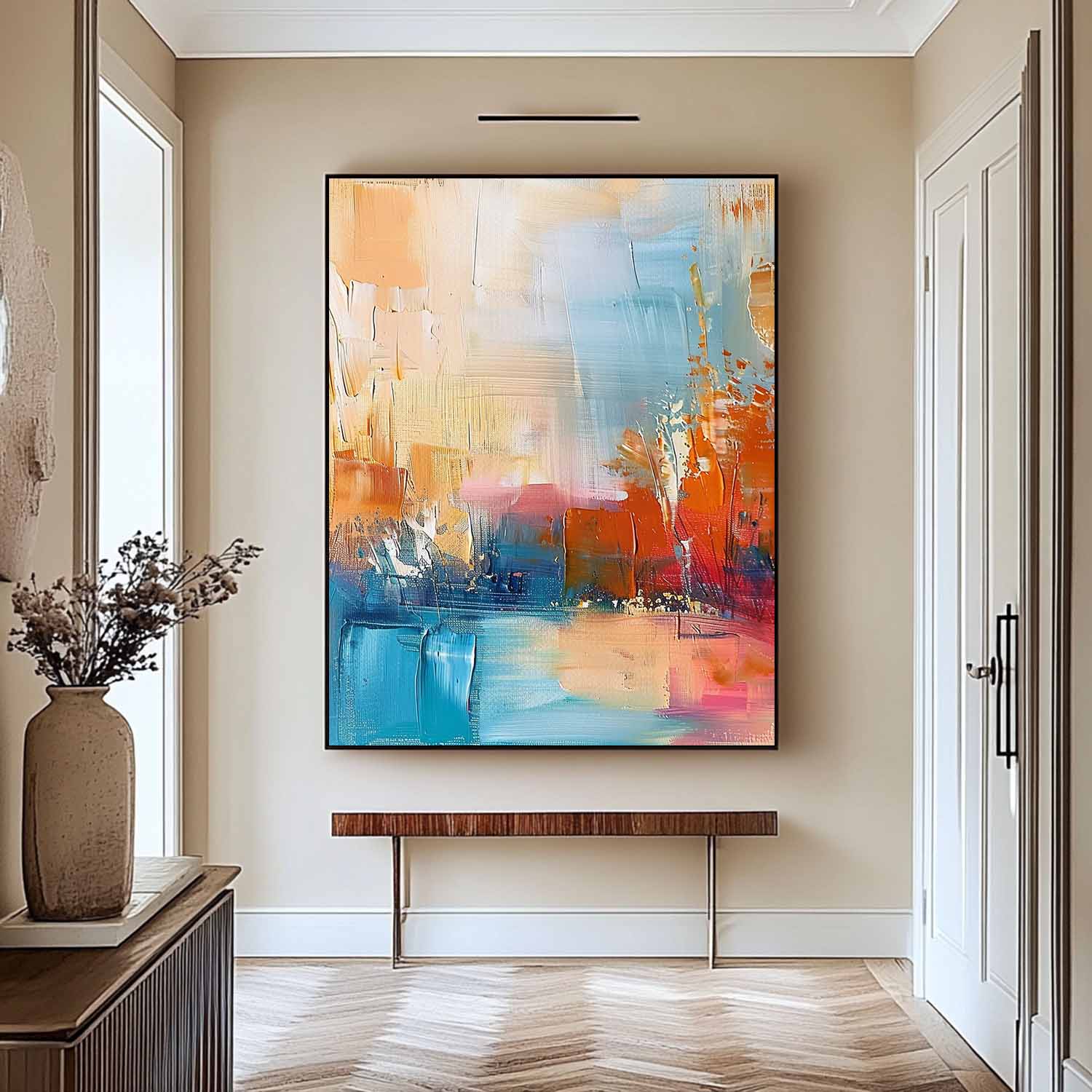 Wall Art Abstract Impasto Modern Pop