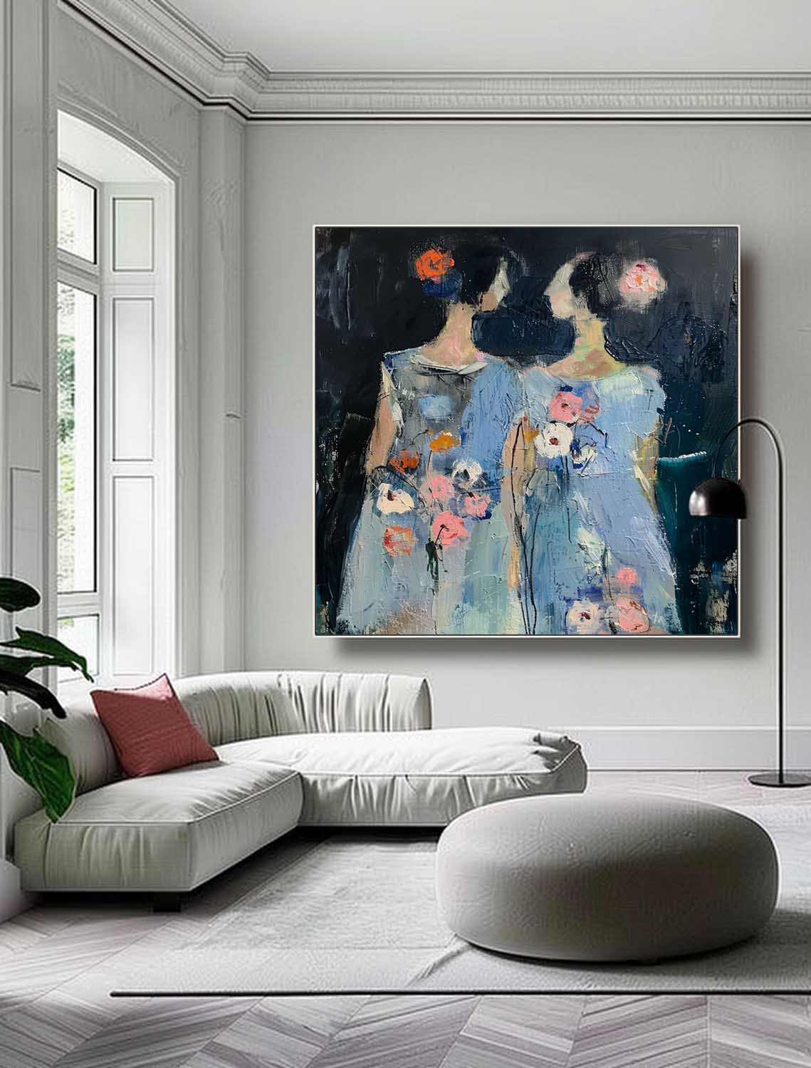 Wall Art People Calm Contemplative Contemporary