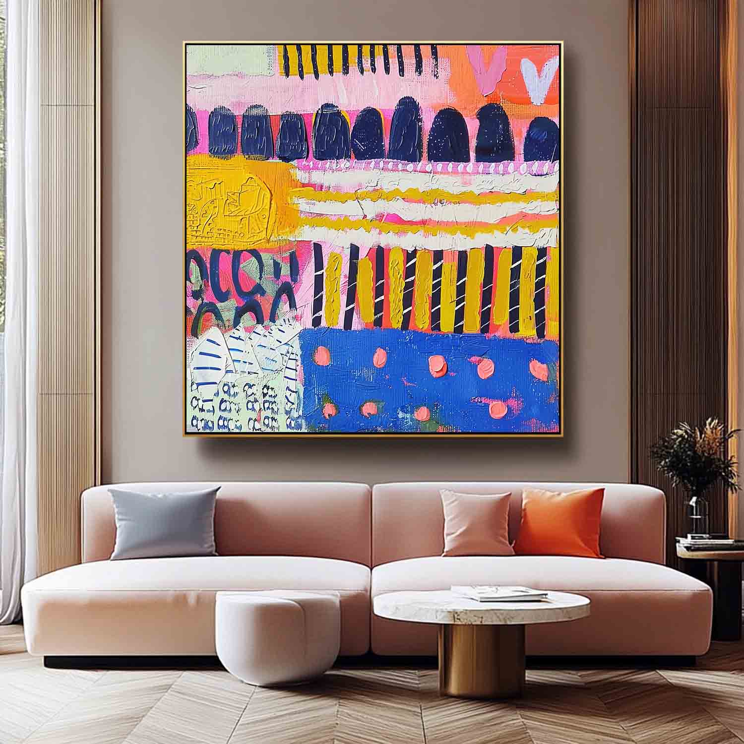Wall Art Playful Kidult Abstract Decor Pop